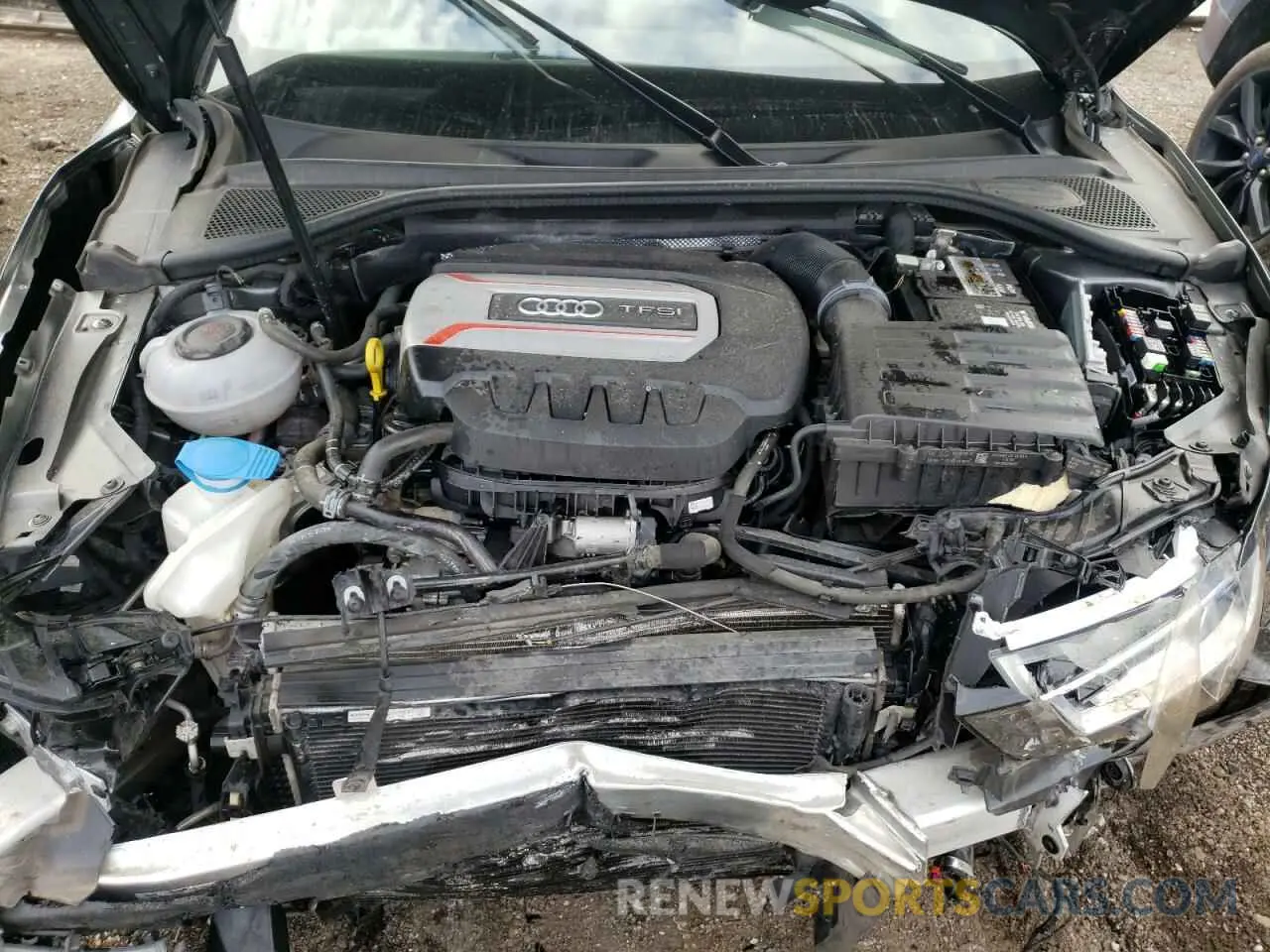 7 fotografías del automóvil dañado WAUB1GFF0K1024173 AUDI S3 2019
