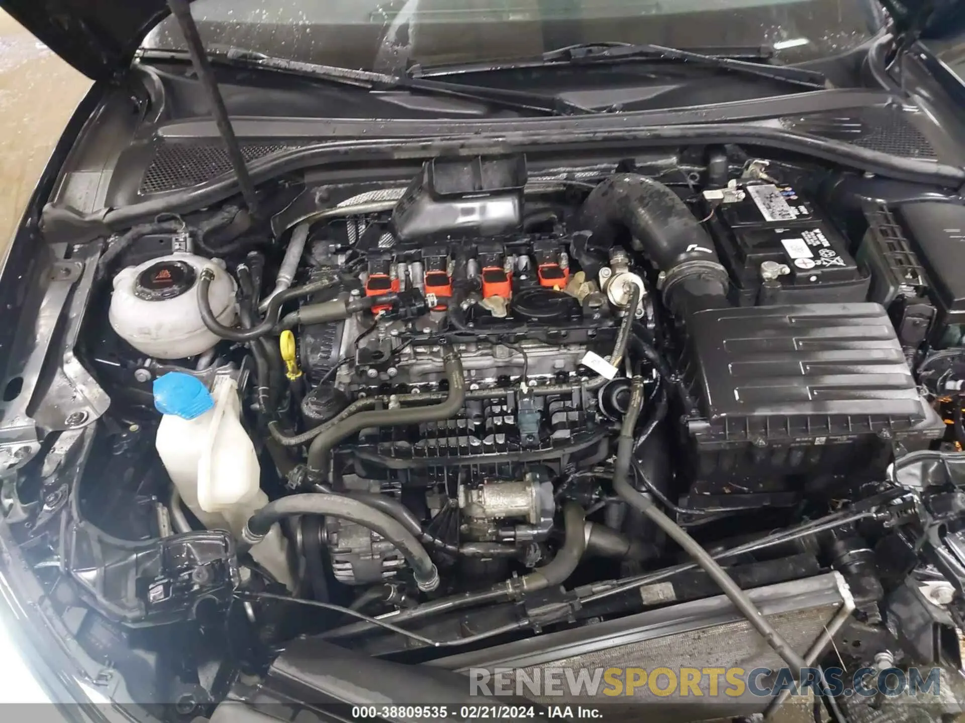 10 fotografías del automóvil dañado WAUB1GFF6K1021830 AUDI S3 2019
