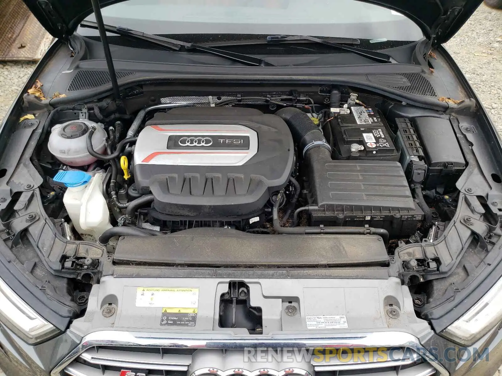 7 fotografías del automóvil dañado WAUB1GFF8K1021876 AUDI S3 2019