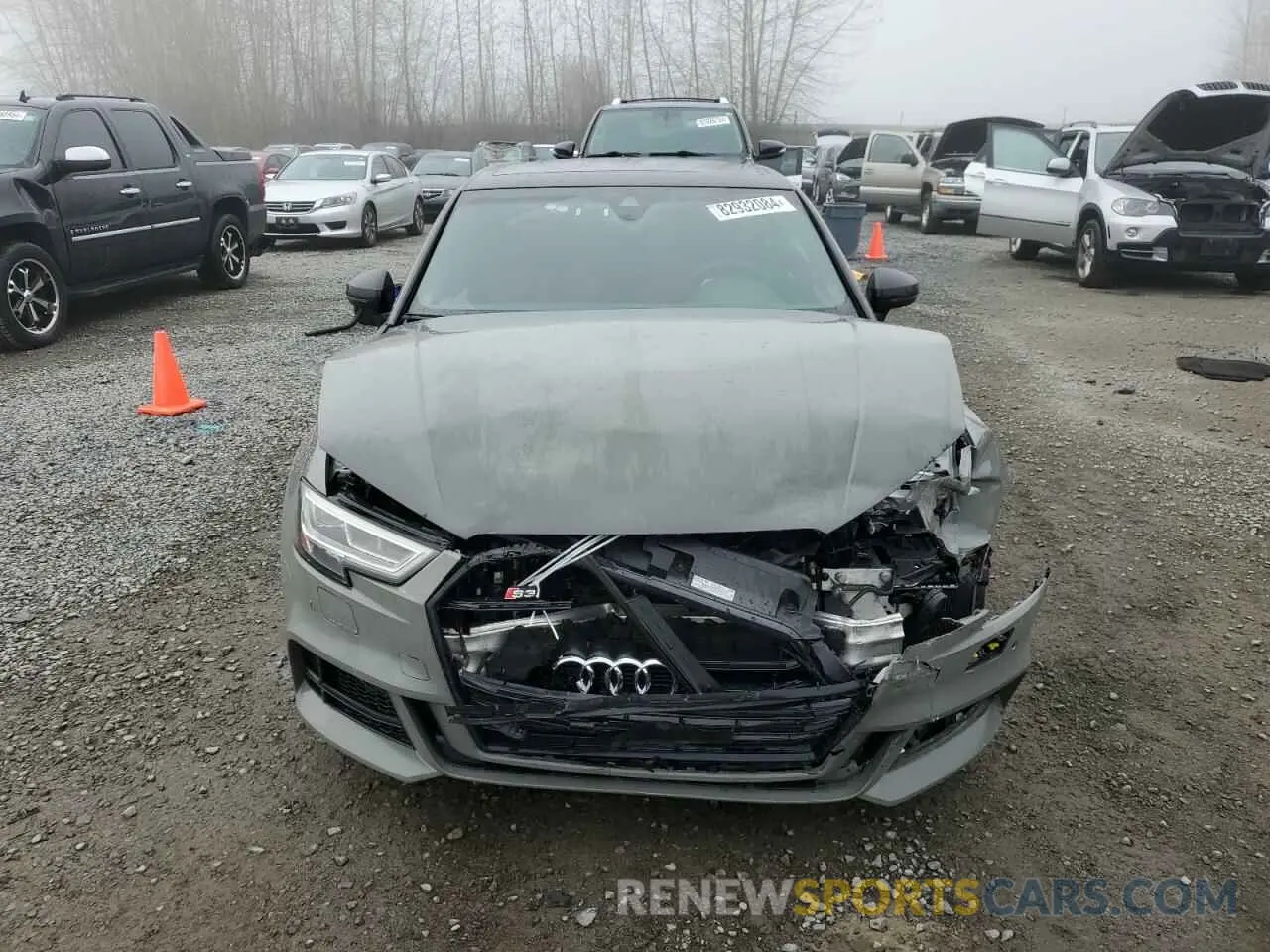 5 fotografías del automóvil dañado WAUE1GFF0LA028755 AUDI S3 2020