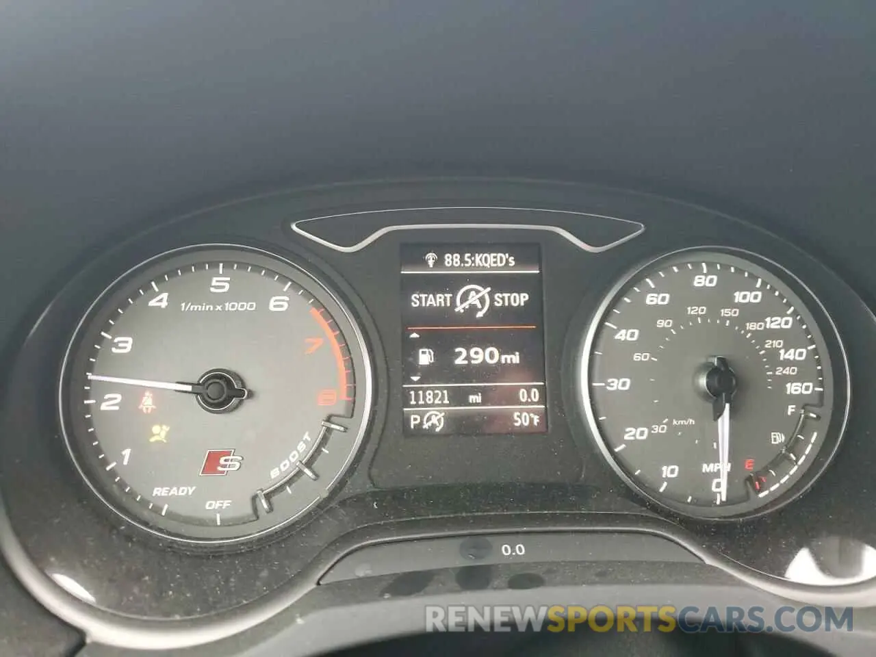 9 fotografías del automóvil dañado WAUE1GFF3LA043976 AUDI S3 2020