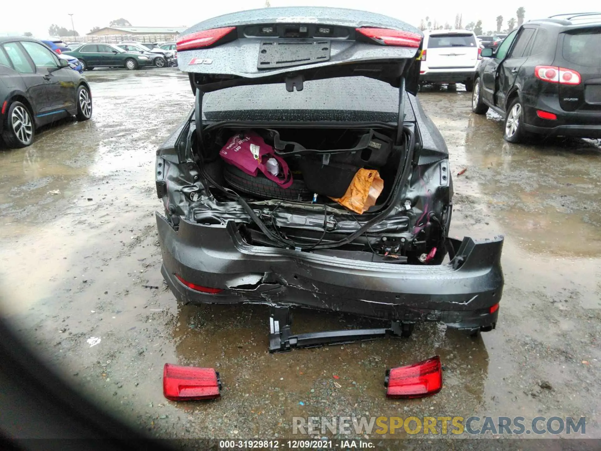 6 fotografías del automóvil dañado WAUE1GFF4LA015037 AUDI S3 2020