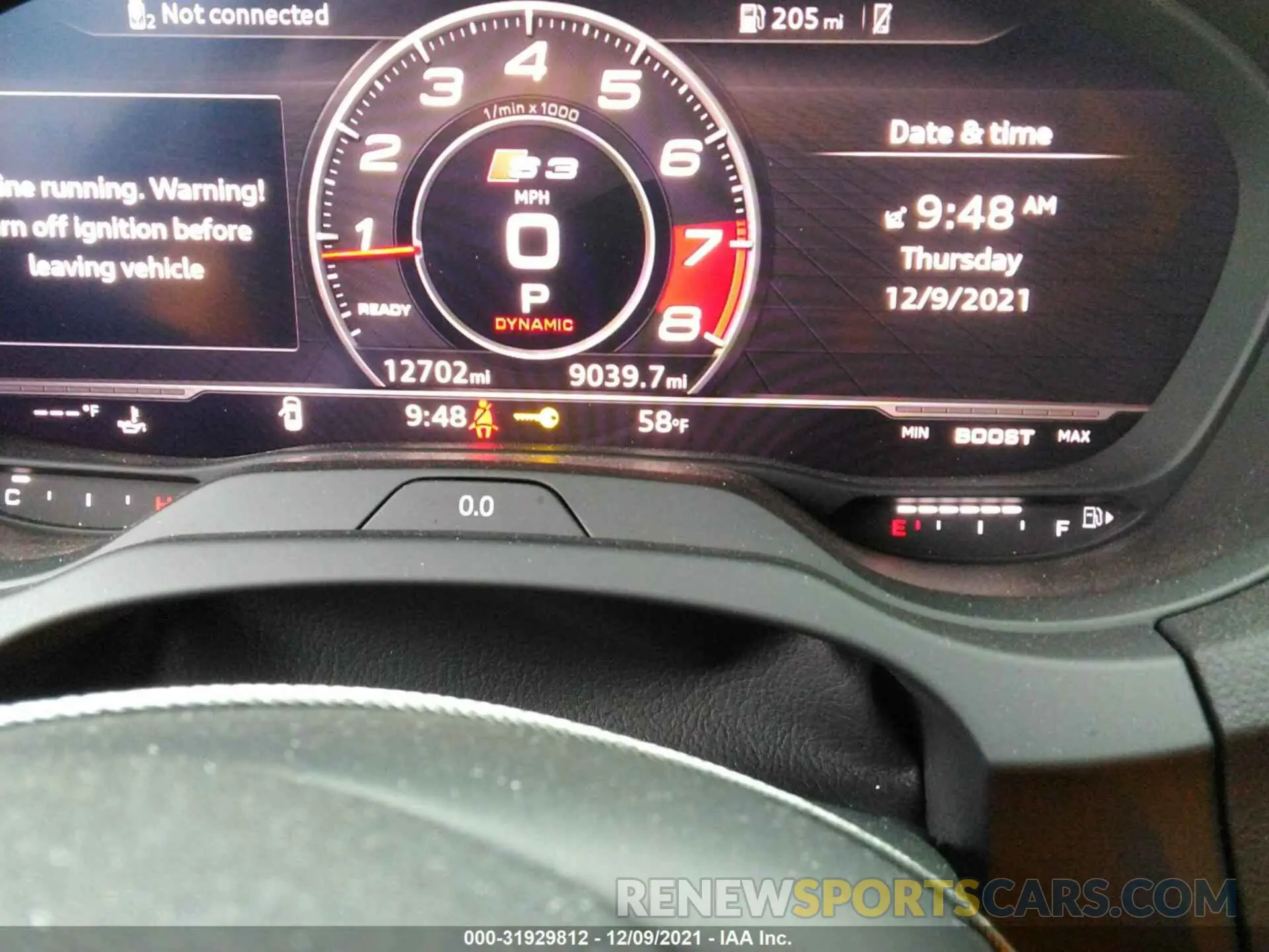 7 fotografías del automóvil dañado WAUE1GFF4LA015037 AUDI S3 2020