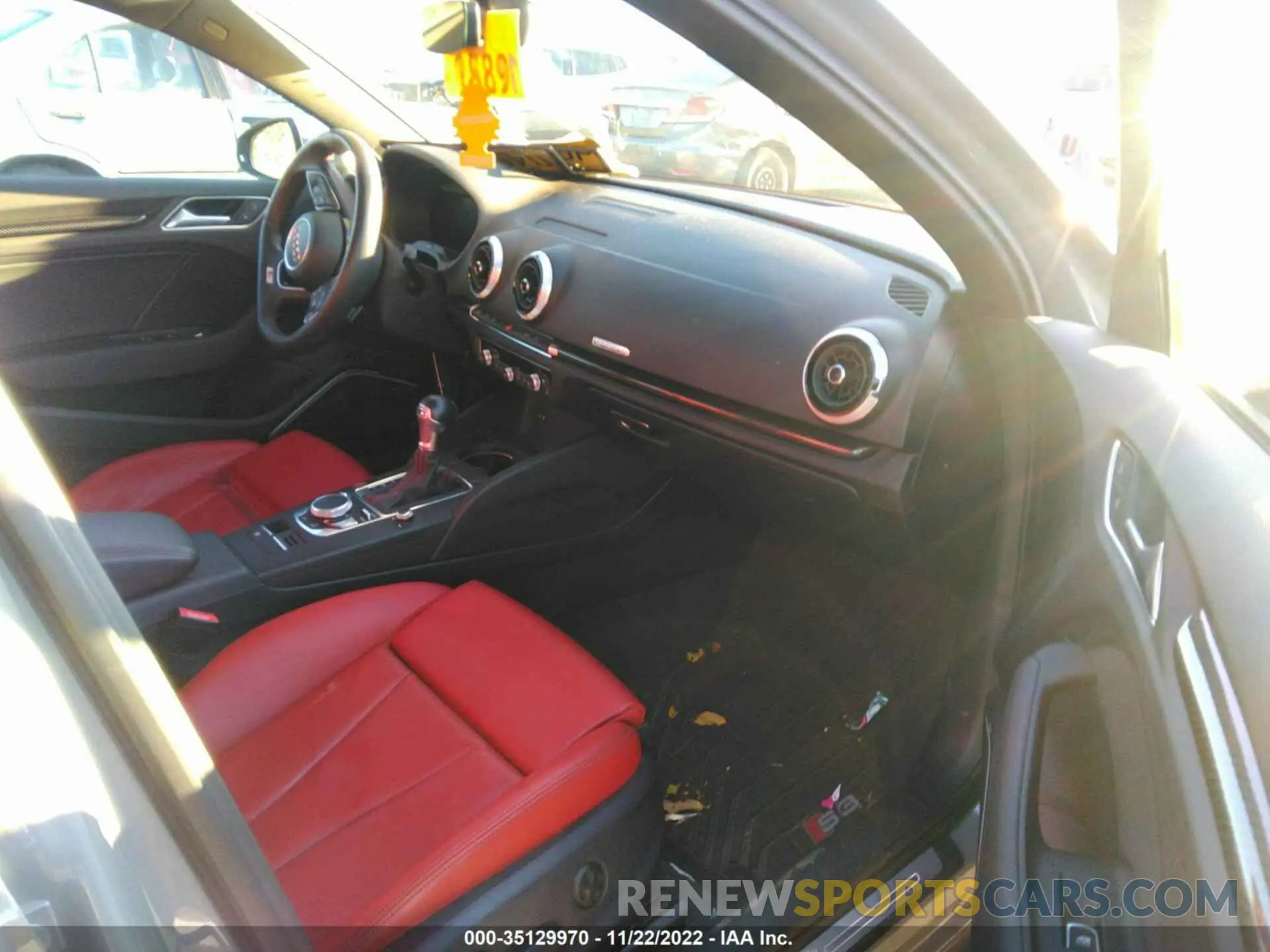 5 fotografías del automóvil dañado WAUE1GFF4LA092894 AUDI S3 2020