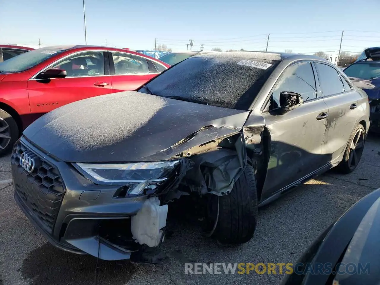 1 fotografías del automóvil dañado WAUH3CGY2NA005111 AUDI S3 2022