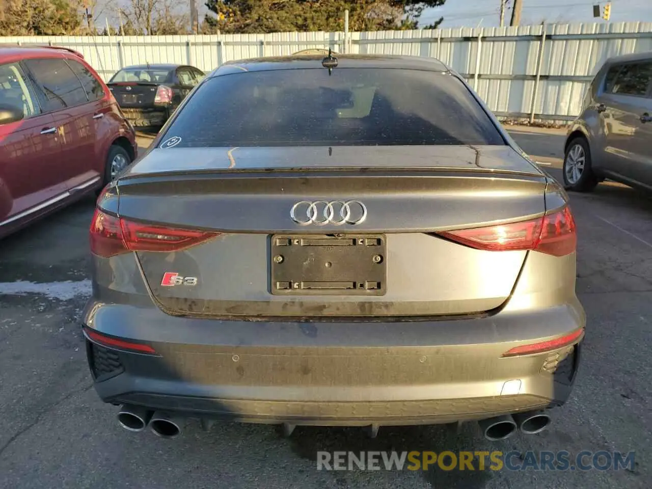6 fotografías del automóvil dañado WAUH3CGY2NA005111 AUDI S3 2022