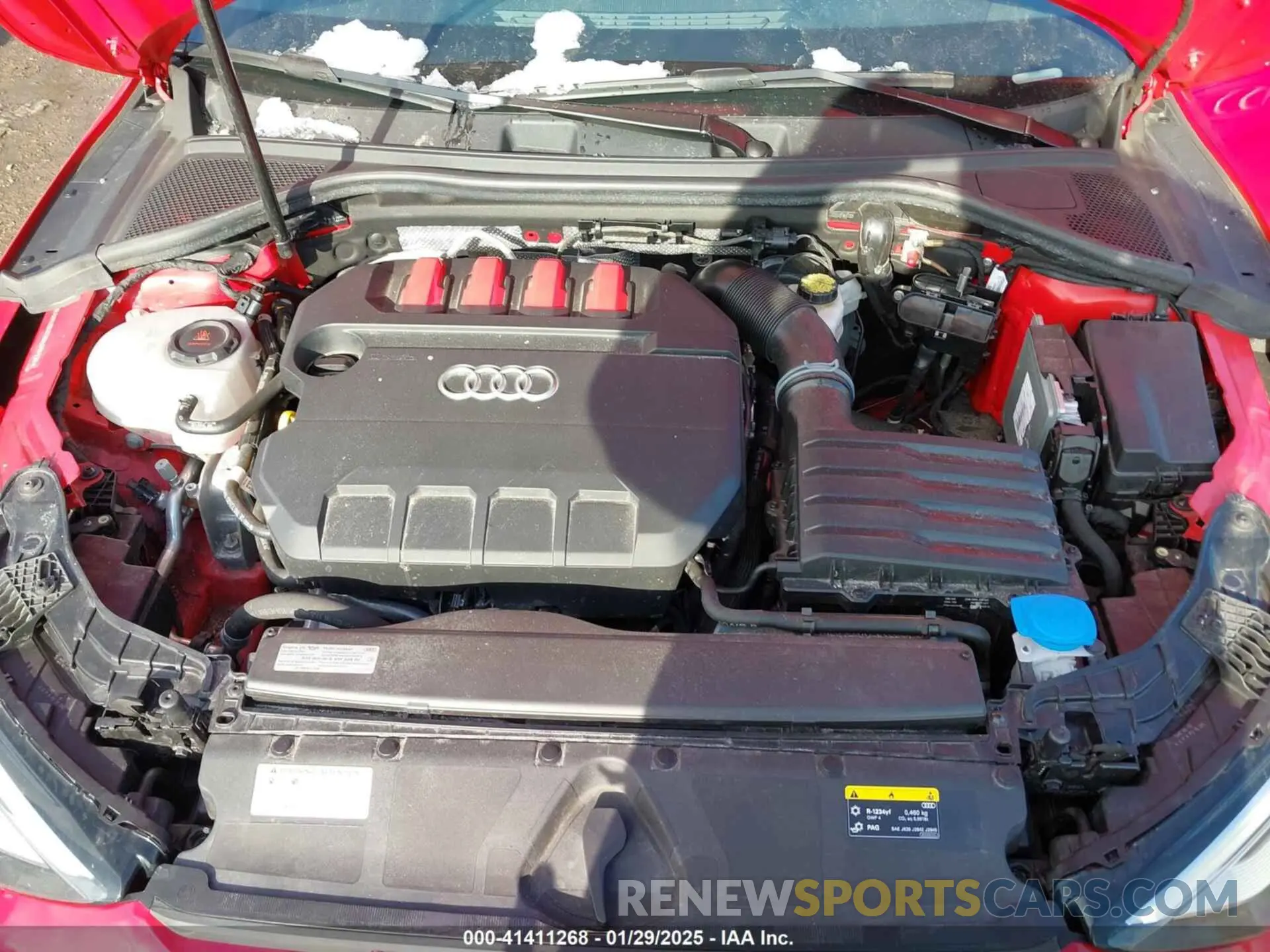 10 fotografías del automóvil dañado WAUH3DGY0NA096918 AUDI S3 2022
