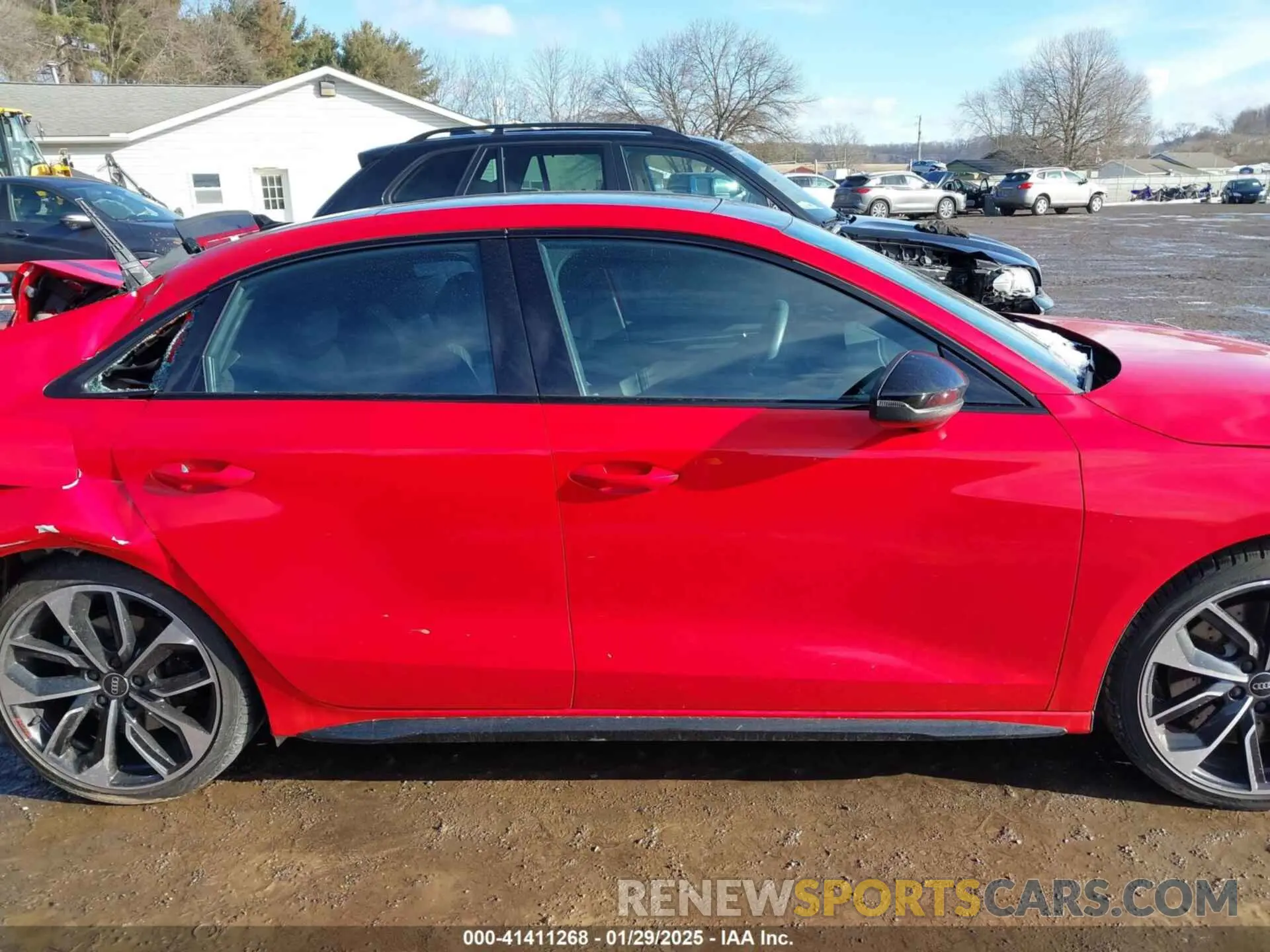 14 fotografías del automóvil dañado WAUH3DGY0NA096918 AUDI S3 2022