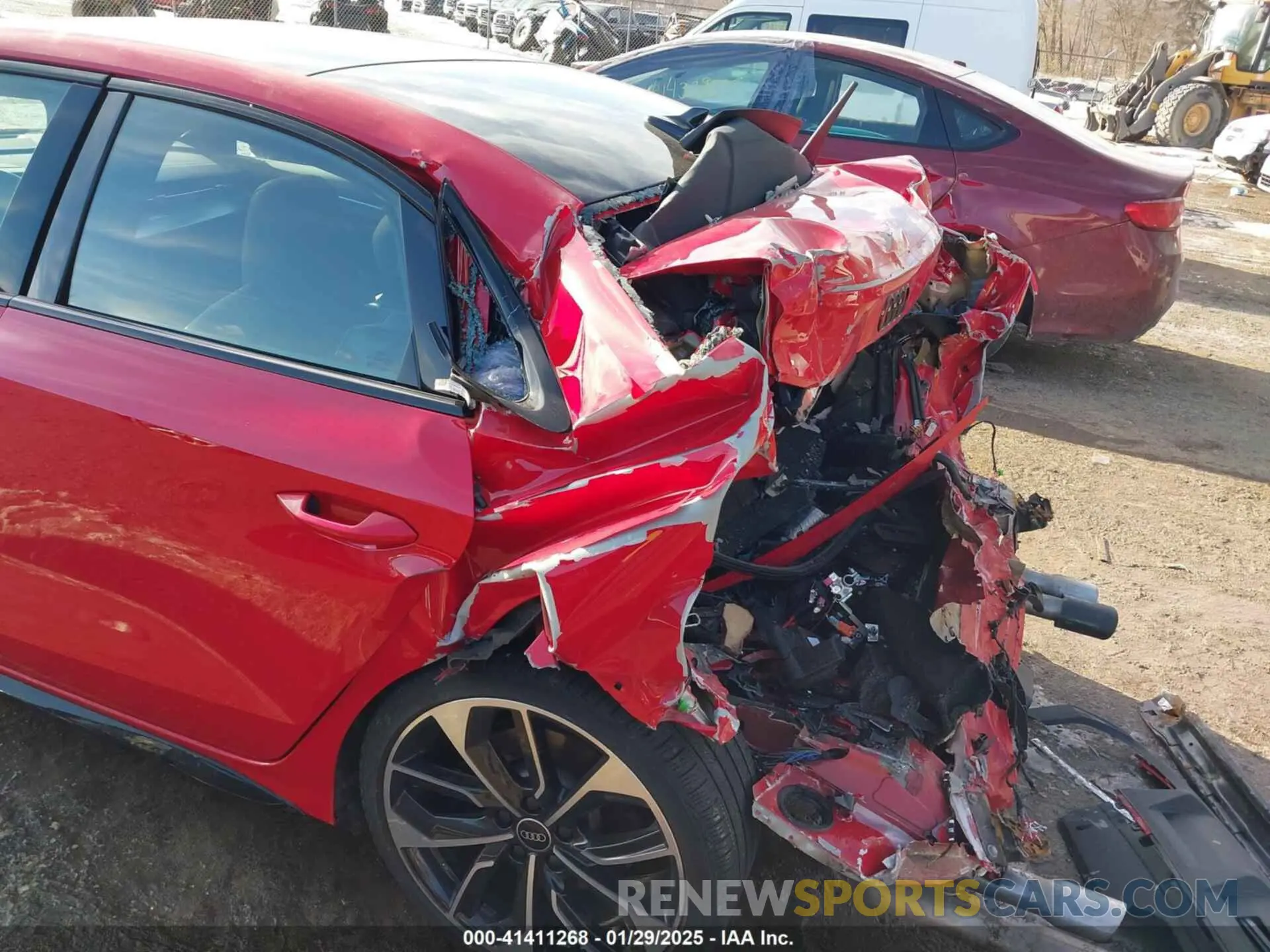 18 fotografías del automóvil dañado WAUH3DGY0NA096918 AUDI S3 2022