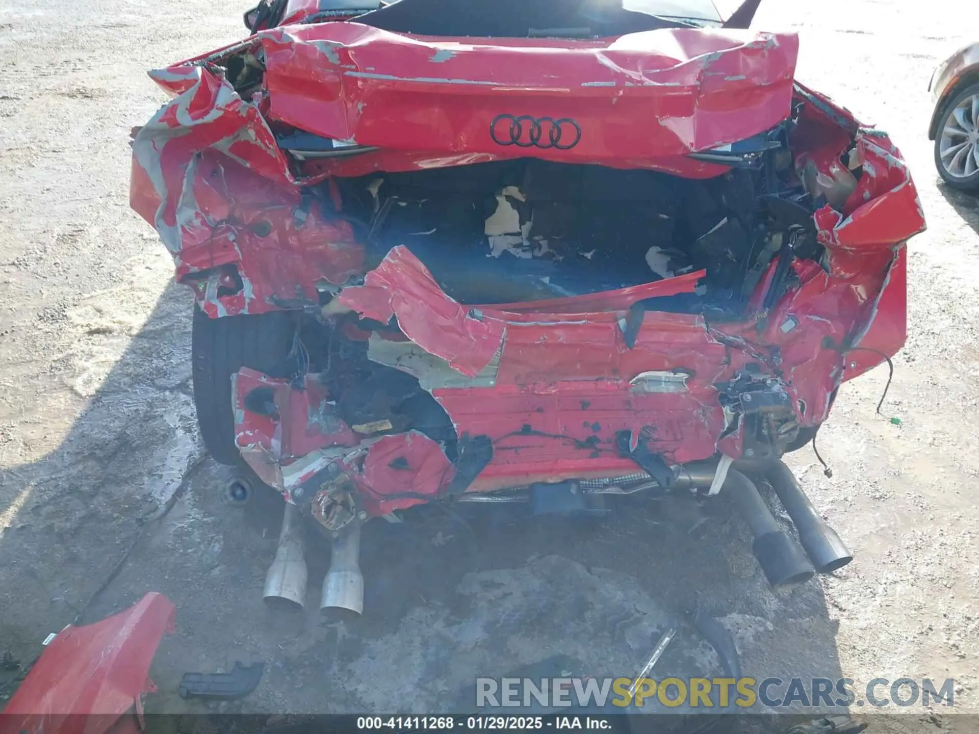 6 fotografías del automóvil dañado WAUH3DGY0NA096918 AUDI S3 2022