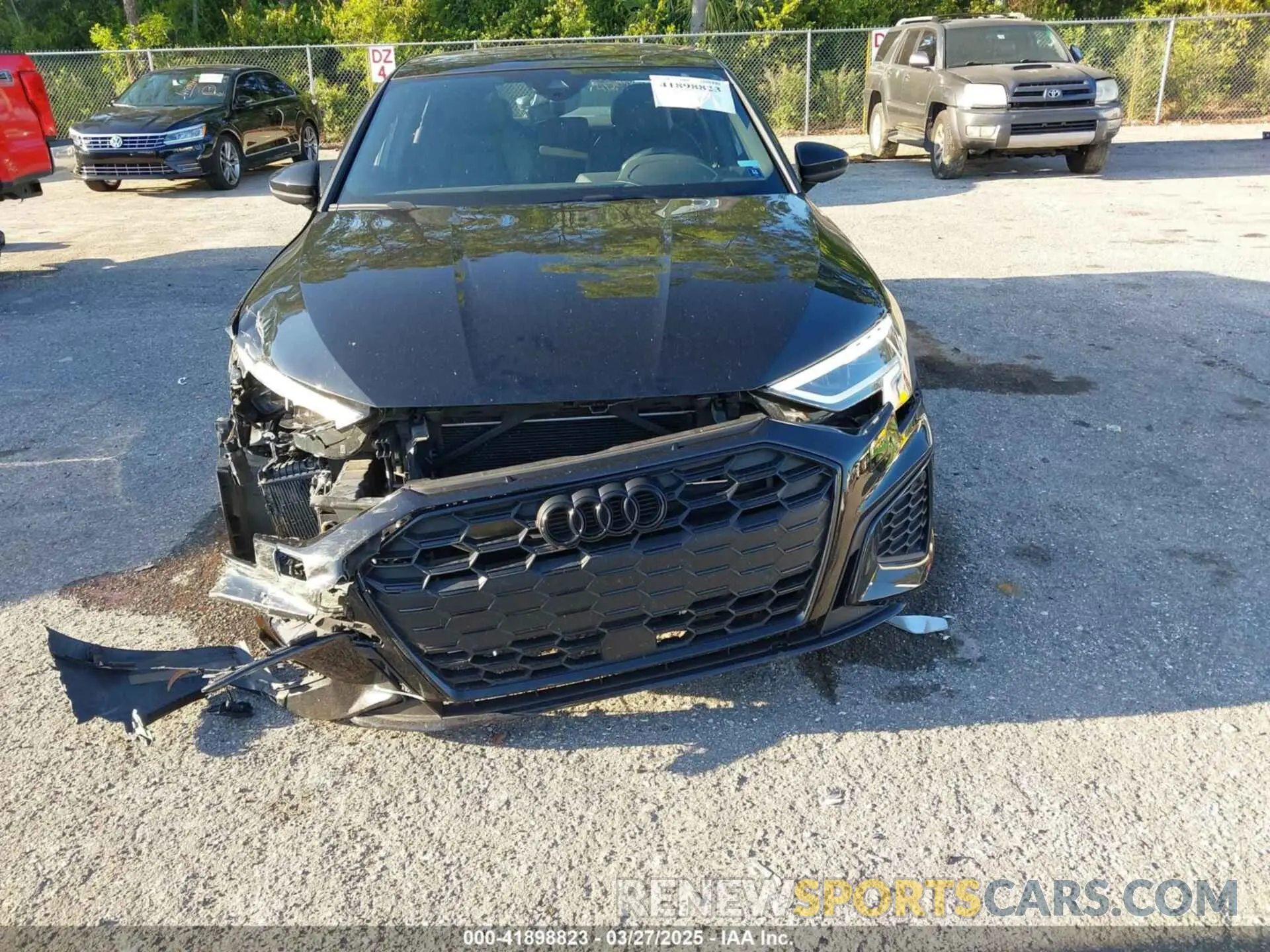 6 fotografías del automóvil dañado WAUH3DGYXNA004858 AUDI S3 2022