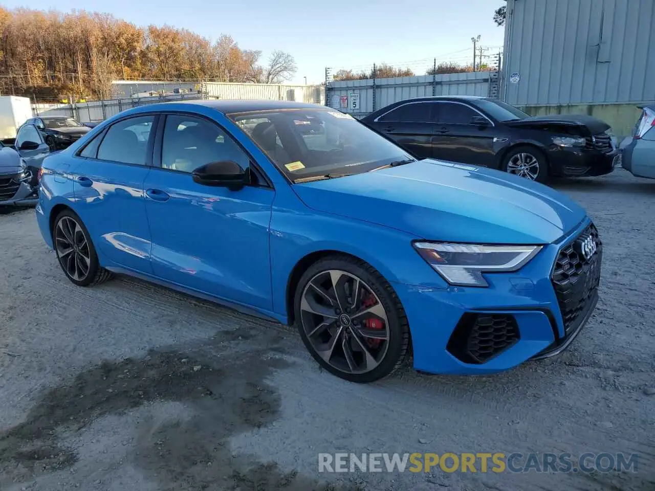 4 fotografías del automóvil dañado WAUJ3DGY8NA002558 AUDI S3 2022