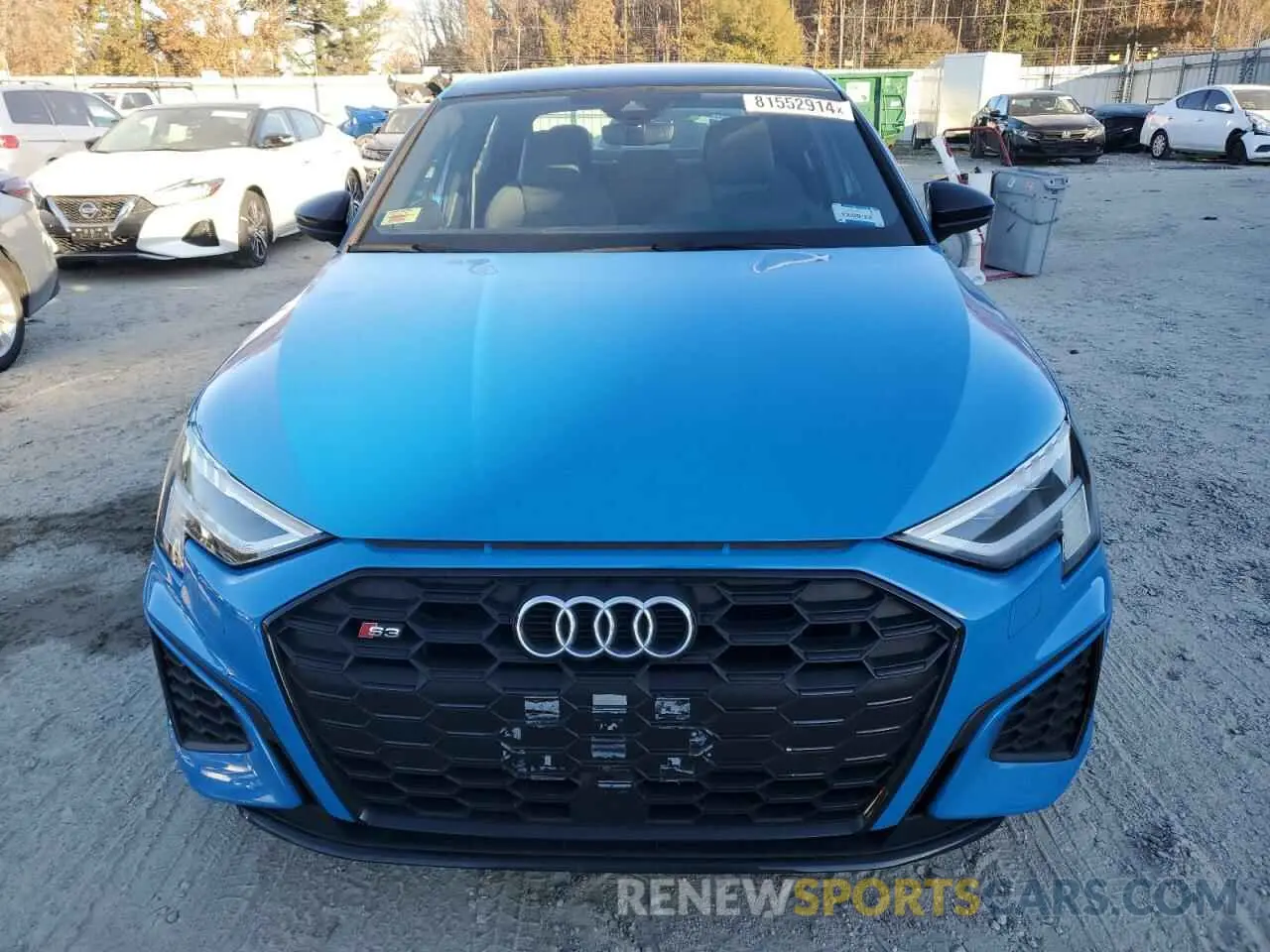 5 fotografías del automóvil dañado WAUJ3DGY8NA002558 AUDI S3 2022