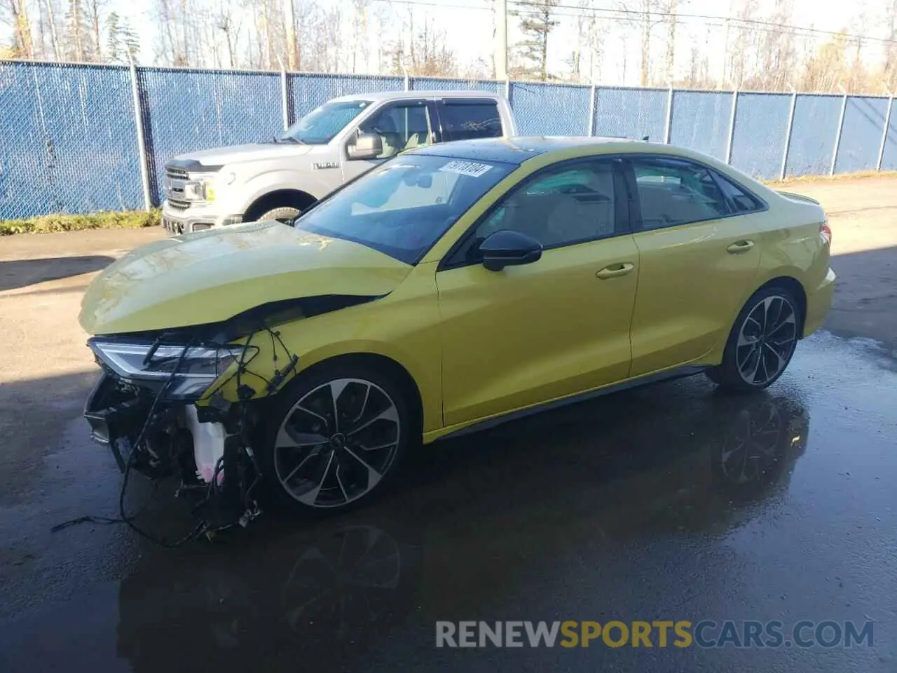 1 fotografías del automóvil dañado WAUH3CGY8PA075442 AUDI S3 2023