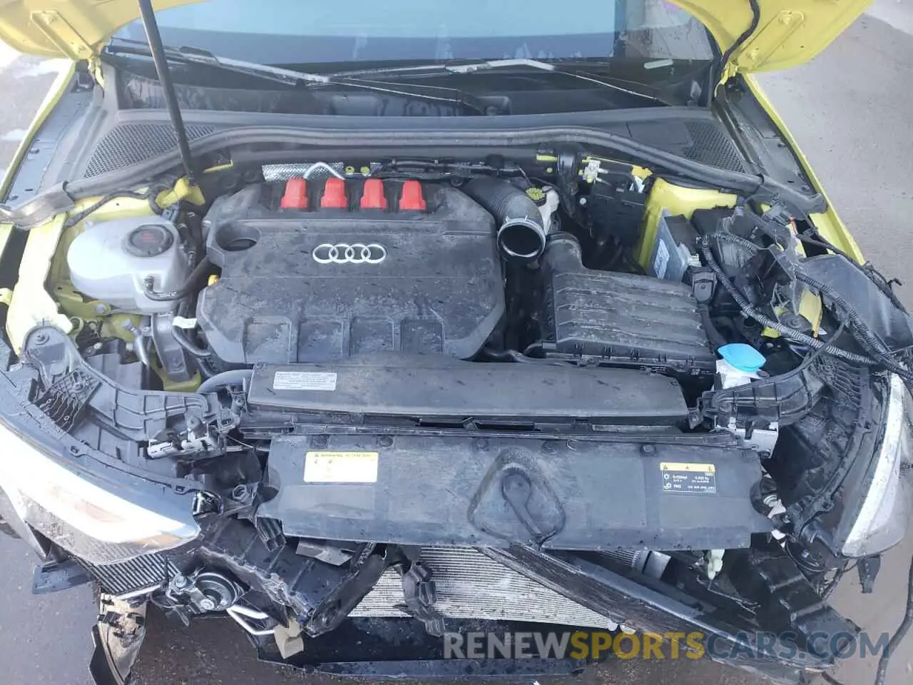 11 fotografías del automóvil dañado WAUH3CGY8PA075442 AUDI S3 2023