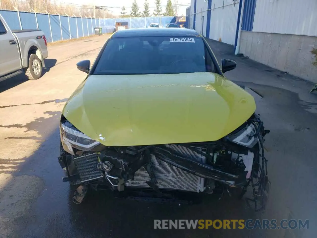 5 fotografías del automóvil dañado WAUH3CGY8PA075442 AUDI S3 2023