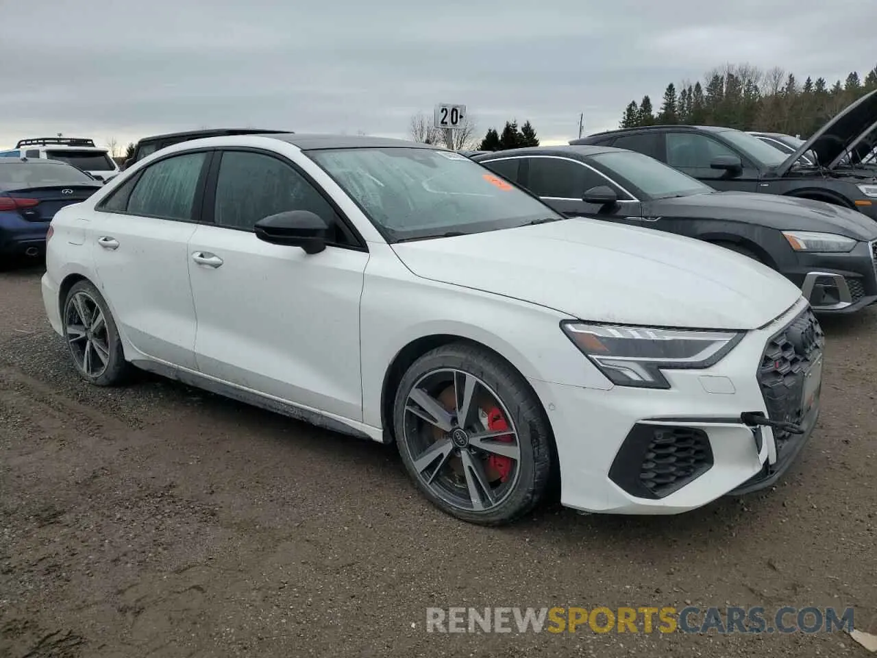 4 fotografías del automóvil dañado WAUH3CGY6RA115701 AUDI S3 2024