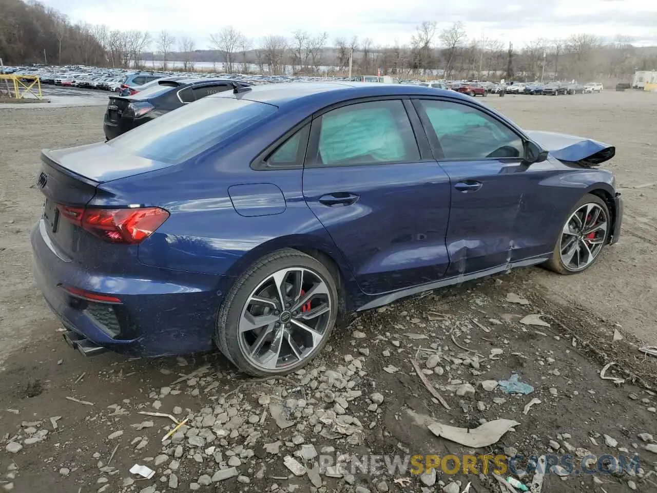 3 fotografías del automóvil dañado WAUH3DGY3RA138228 AUDI S3 2024