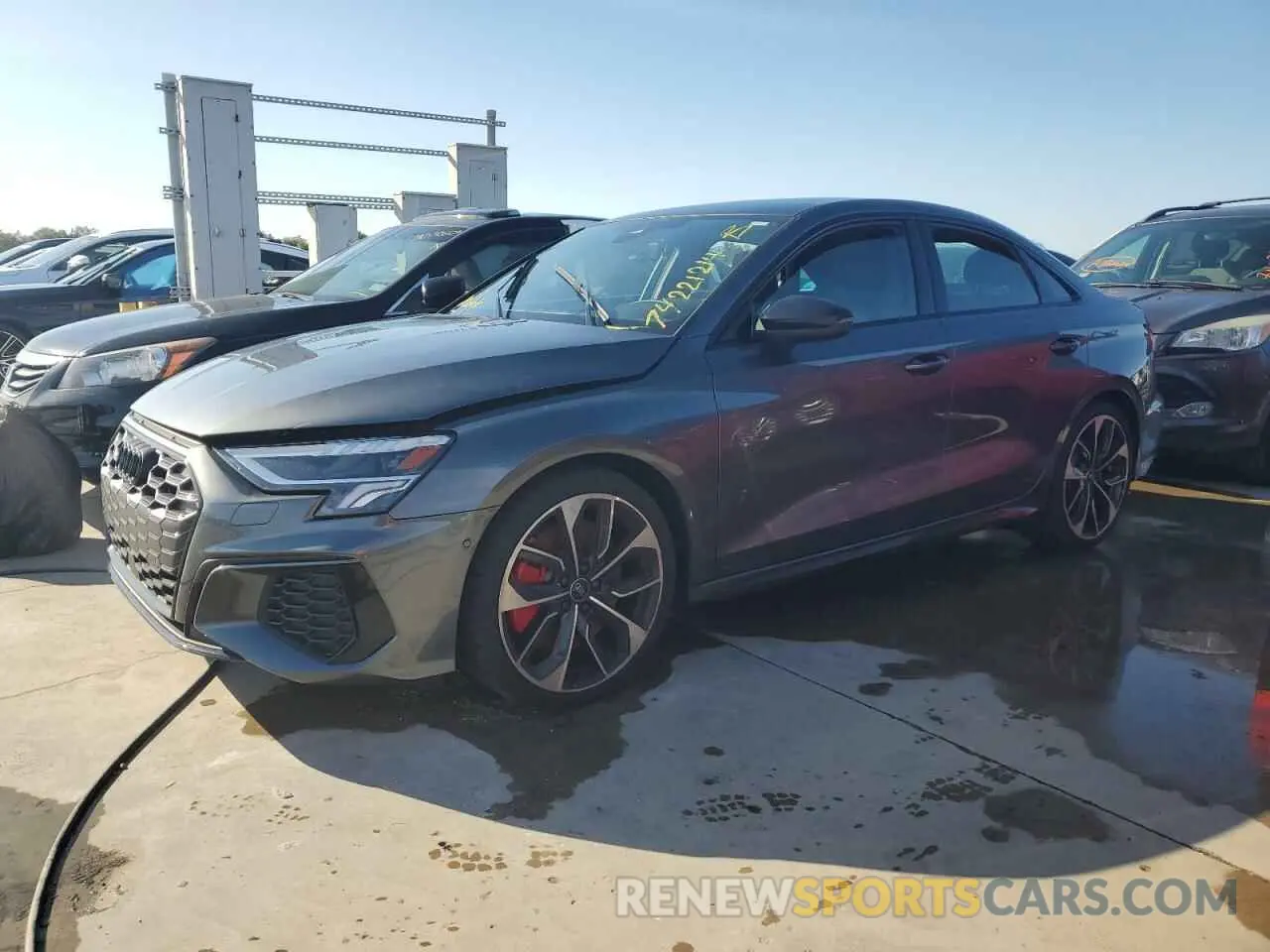 1 fotografías del automóvil dañado WAUH3DGY4RA079772 AUDI S3 2024