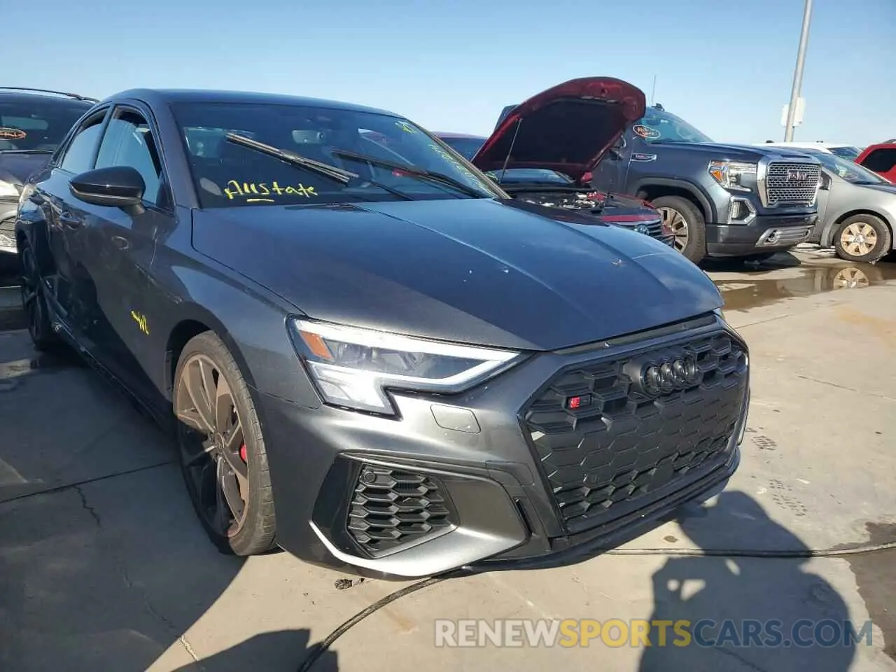 4 fotografías del automóvil dañado WAUH3DGY4RA079772 AUDI S3 2024