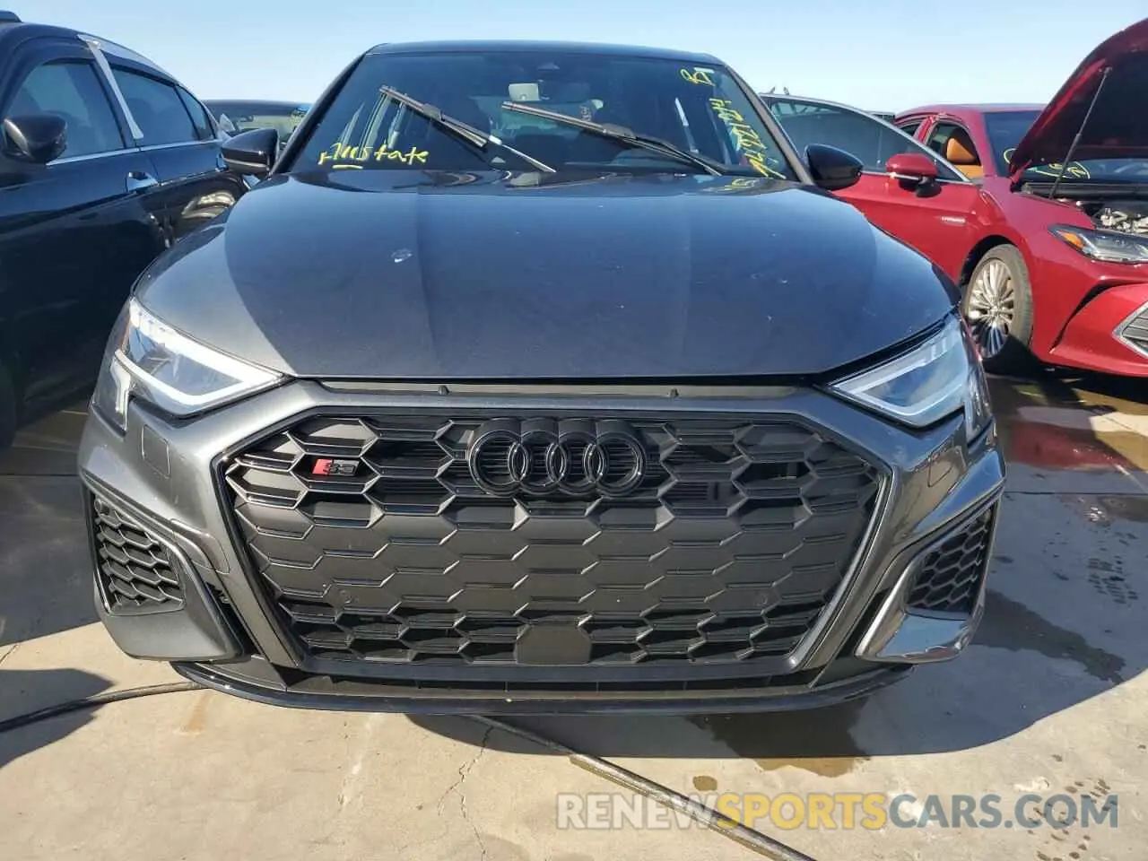 5 fotografías del automóvil dañado WAUH3DGY4RA079772 AUDI S3 2024