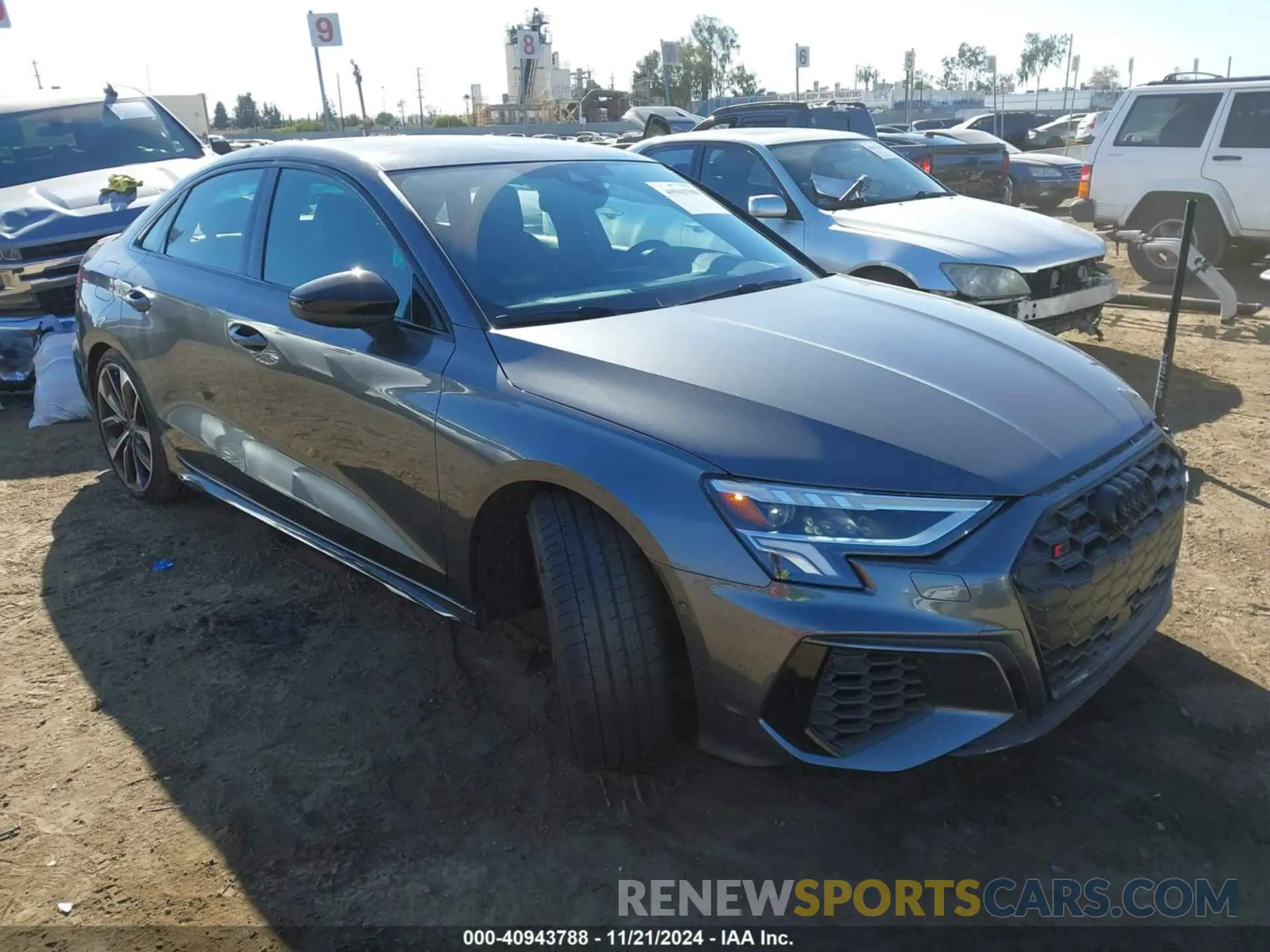 1 fotografías del automóvil dañado WAUH3DGY5RA083068 AUDI S3 2024