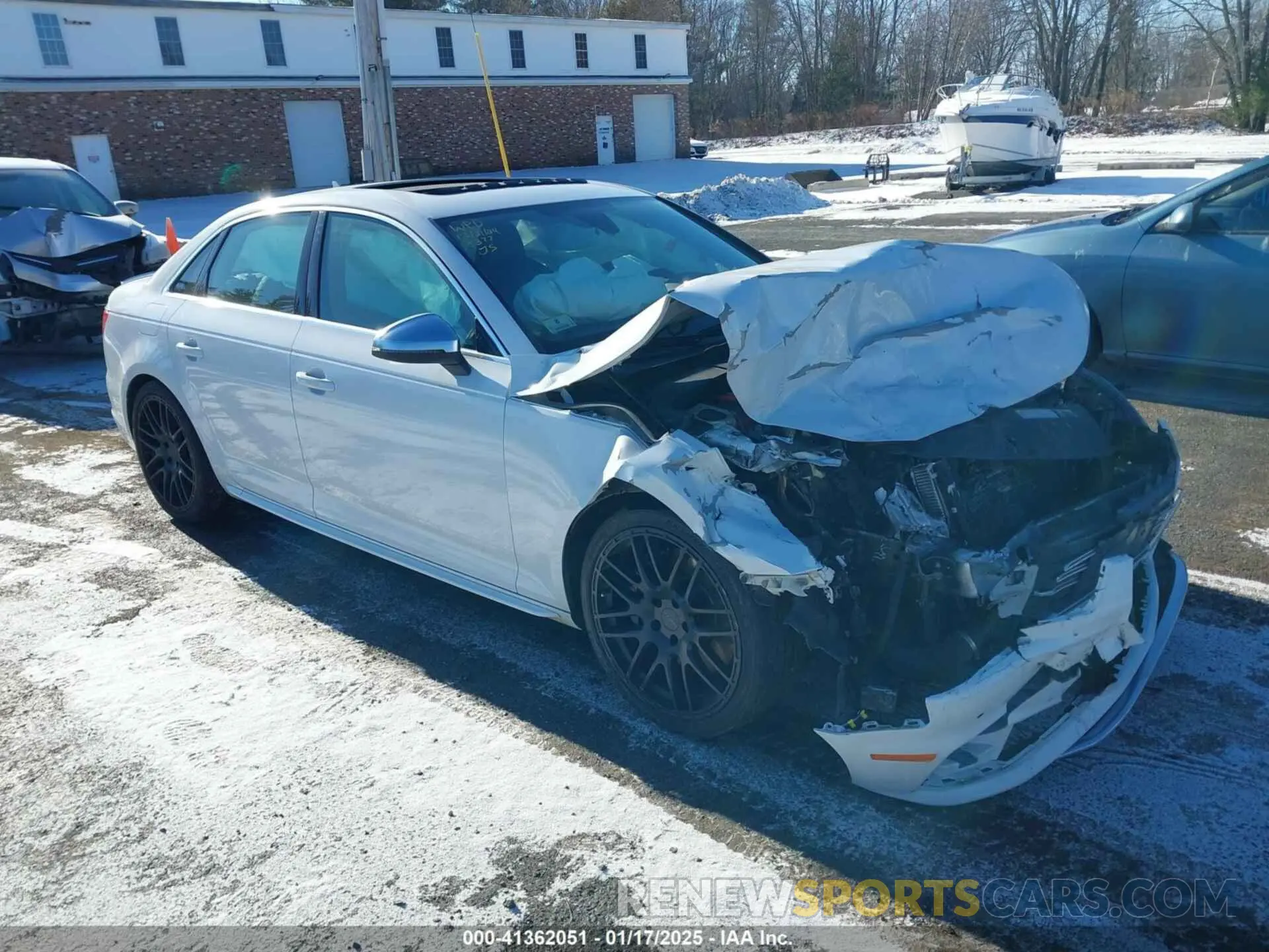 1 fotografías del automóvil dañado WAUB4AF40KA048377 AUDI S4 2019
