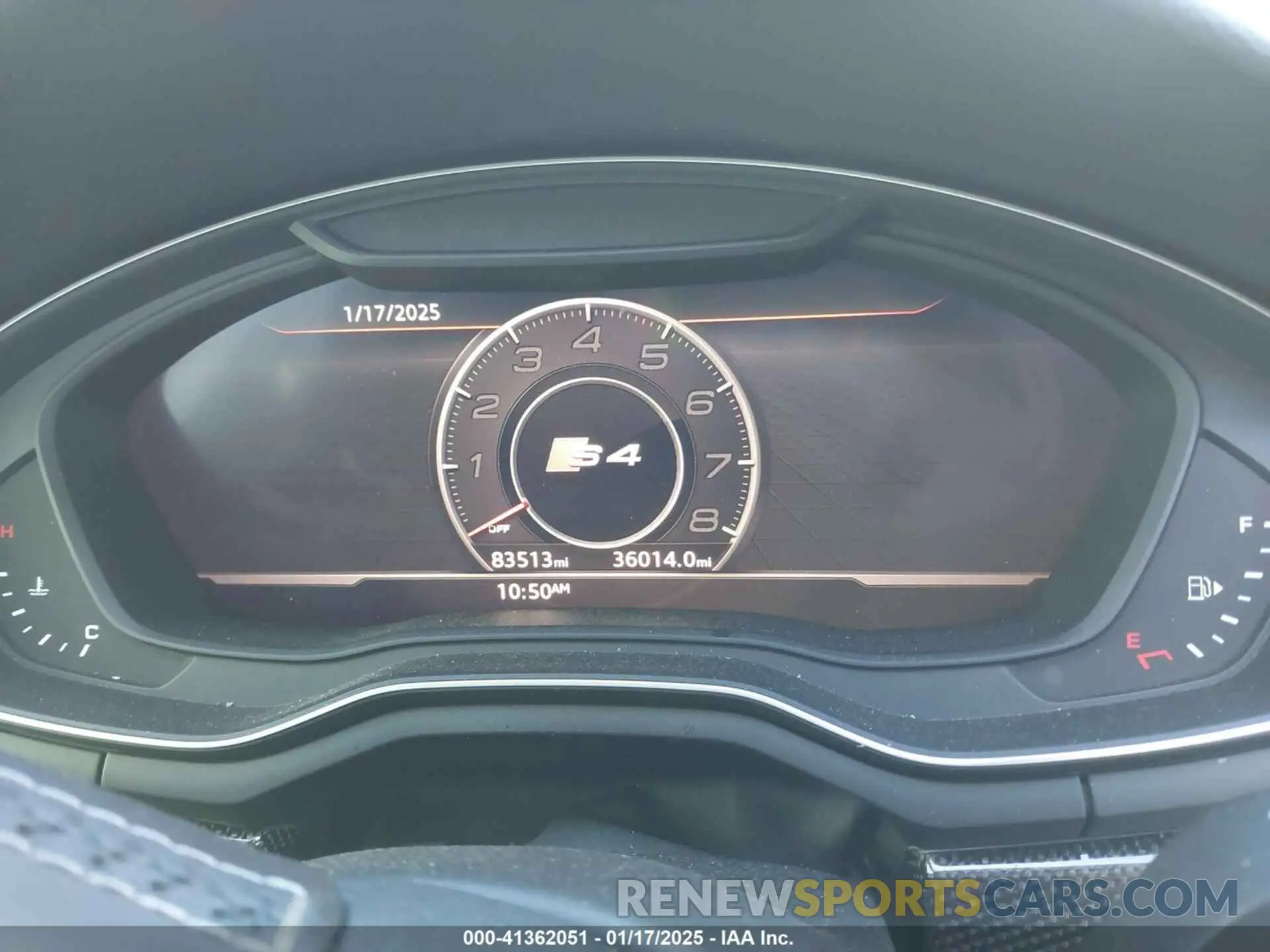 7 fotografías del automóvil dañado WAUB4AF40KA048377 AUDI S4 2019