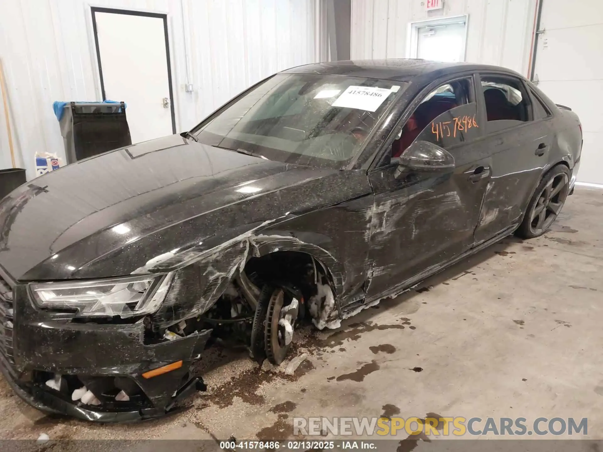 6 fotografías del automóvil dañado WAUB4AF40KA100915 AUDI S4 2019