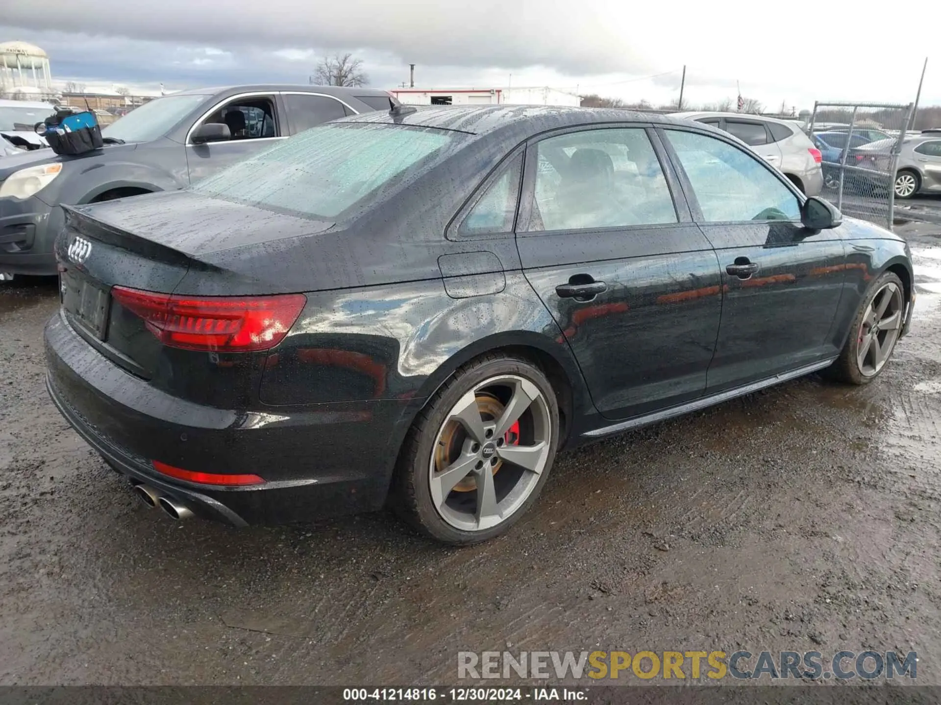 4 fotografías del automóvil dañado WAUB4AF45KA096103 AUDI S4 2019