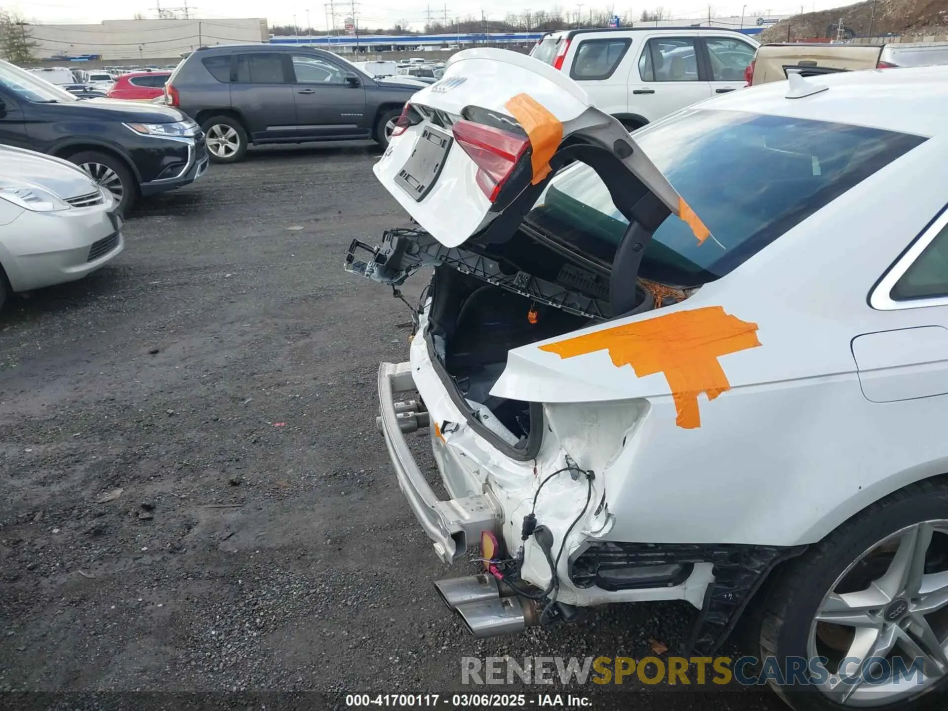 18 fotografías del automóvil dañado WAUB4AF46KA028361 AUDI S4 2019