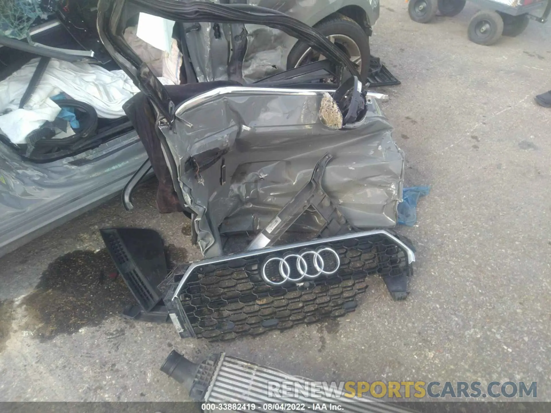 11 fotografías del automóvil dañado WAUB4AF46KA029087 AUDI S4 2019