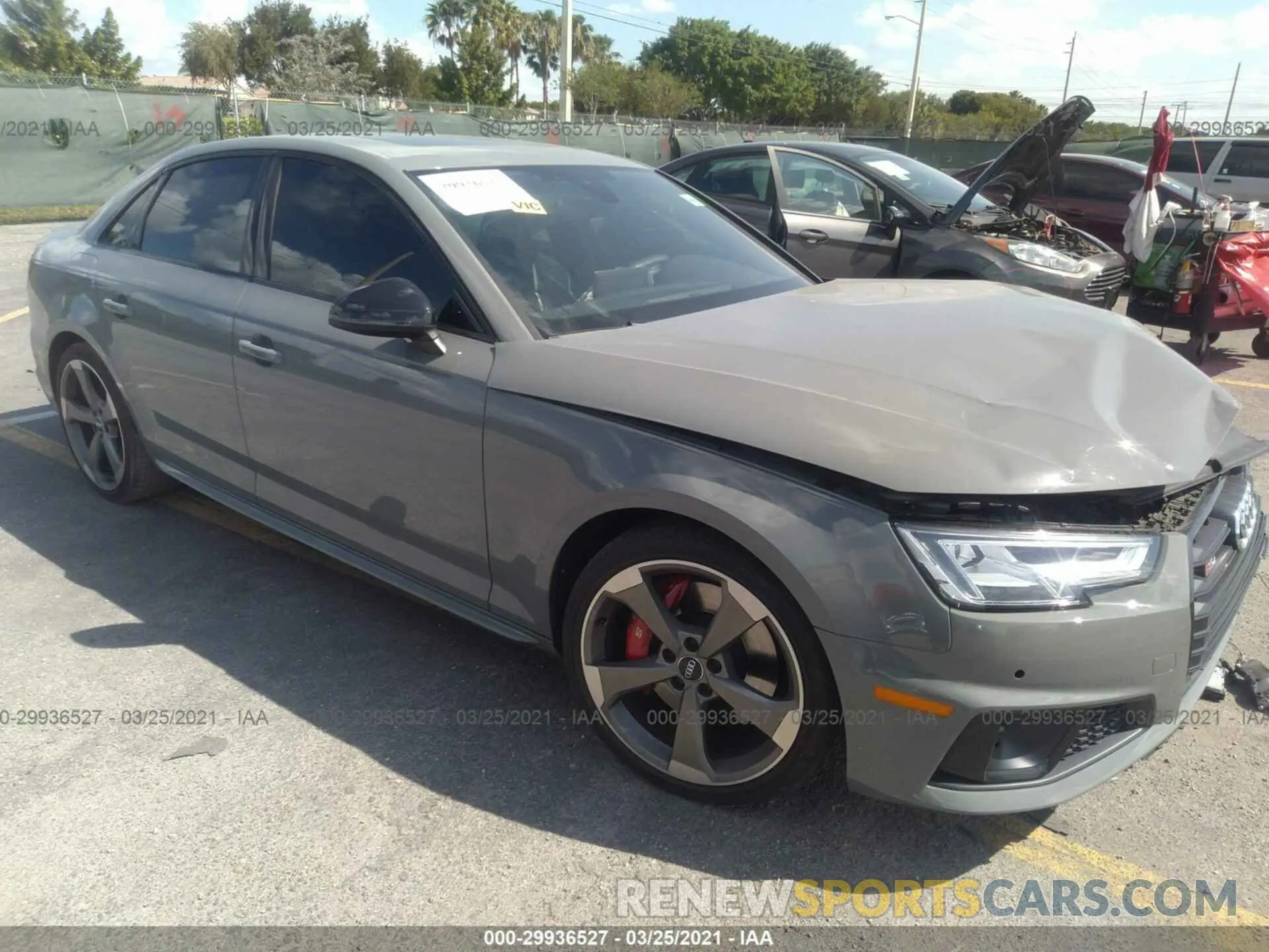1 fotografías del automóvil dañado WAUB4AF47KA008619 AUDI S4 2019