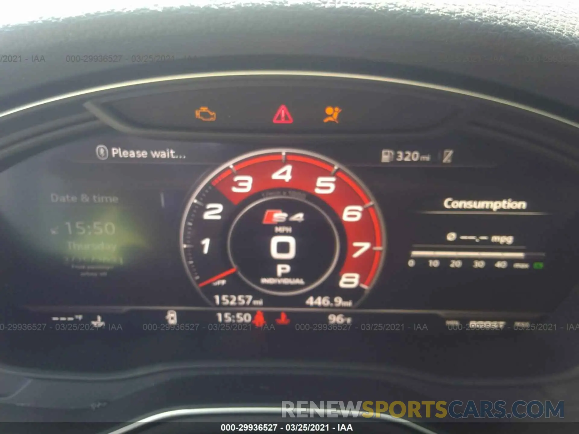 7 fotografías del automóvil dañado WAUB4AF47KA008619 AUDI S4 2019