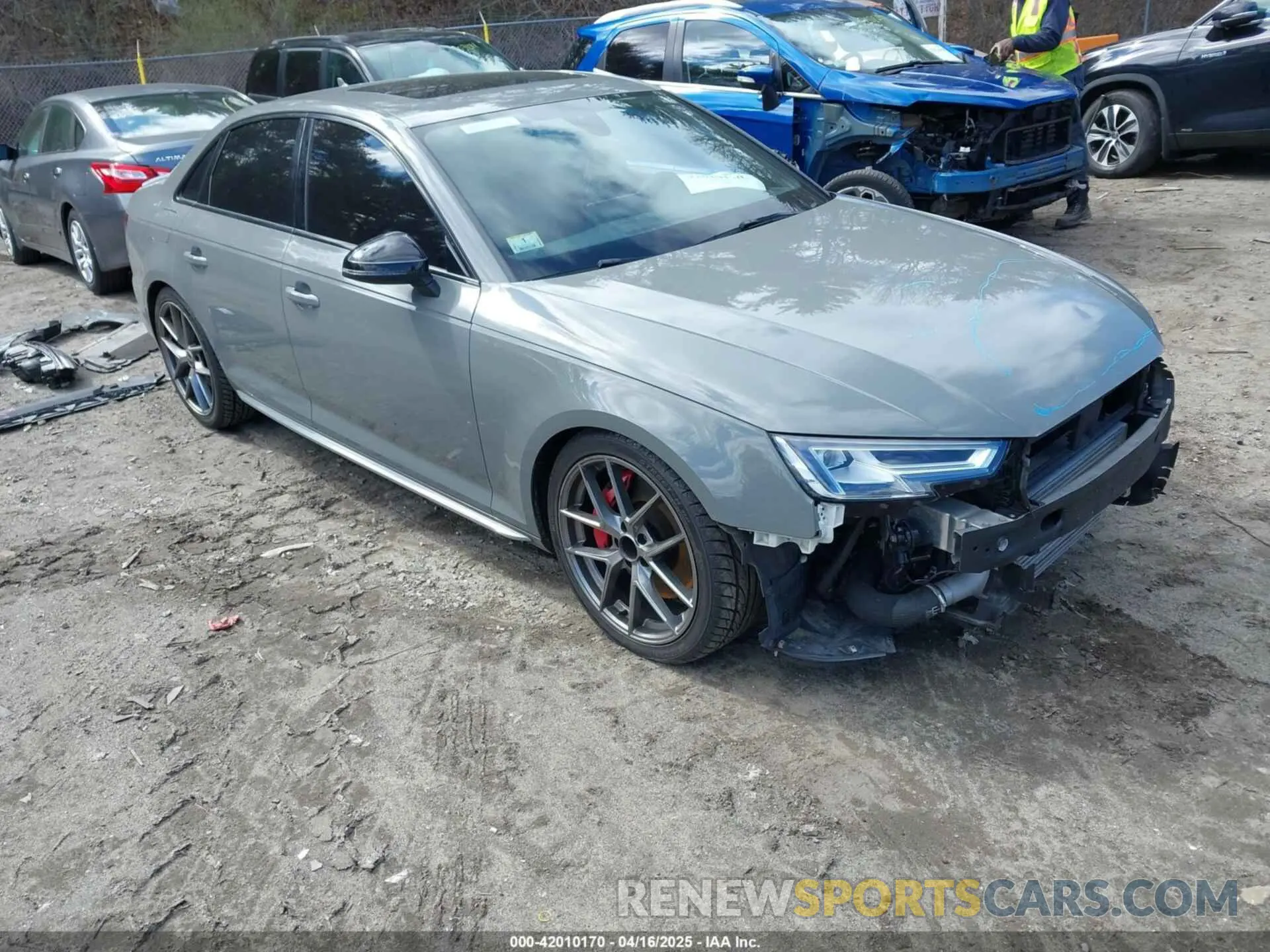 1 fotografías del automóvil dañado WAUB4AF49KA003745 AUDI S4 2019