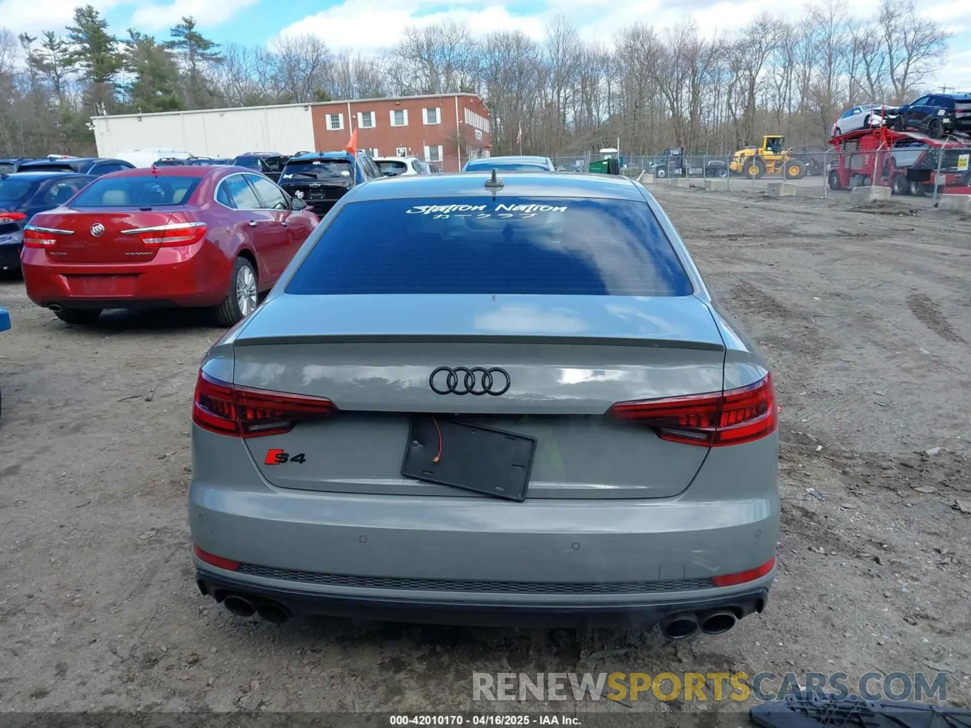 16 fotografías del automóvil dañado WAUB4AF49KA003745 AUDI S4 2019
