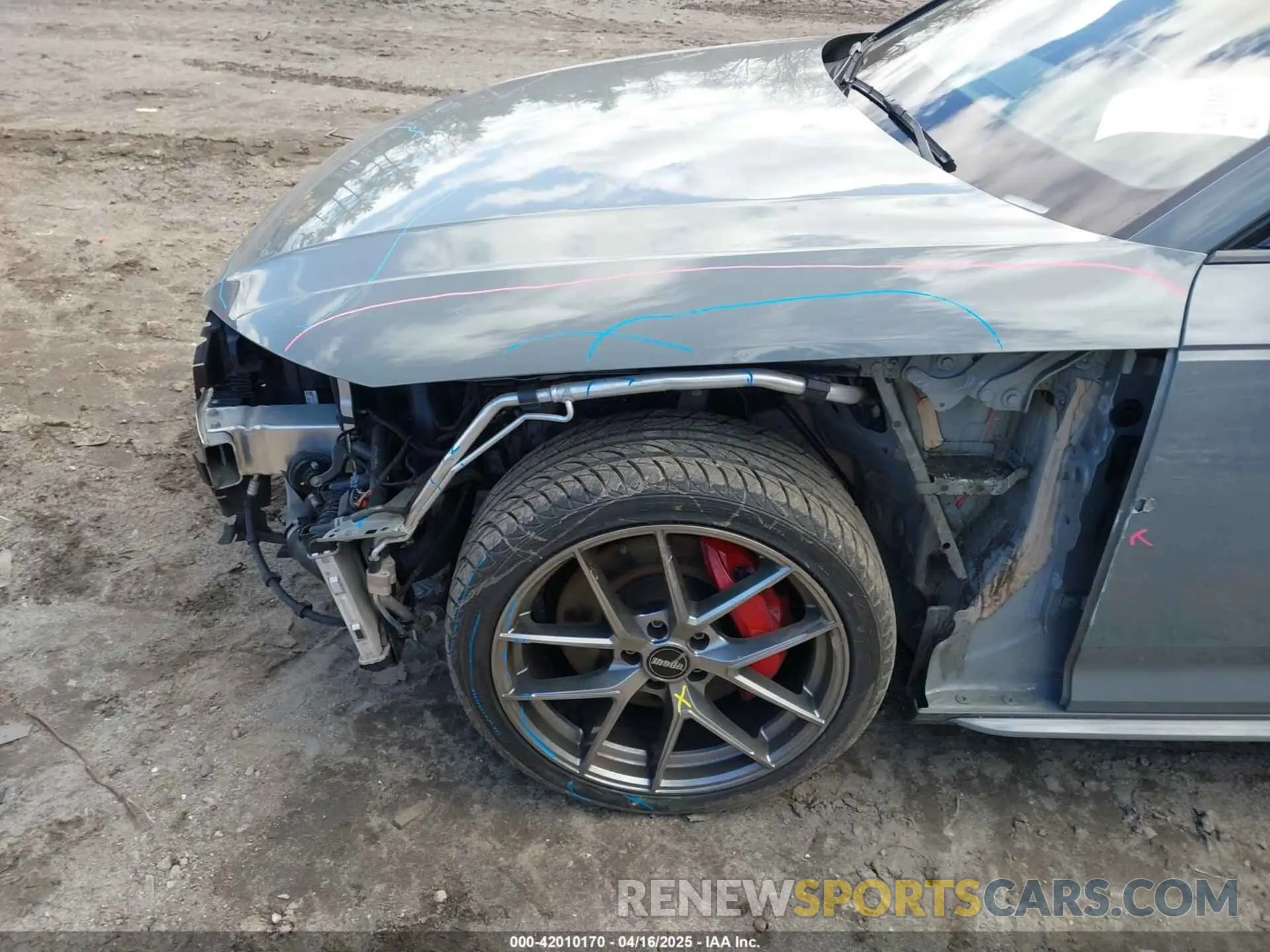 18 fotografías del automóvil dañado WAUB4AF49KA003745 AUDI S4 2019