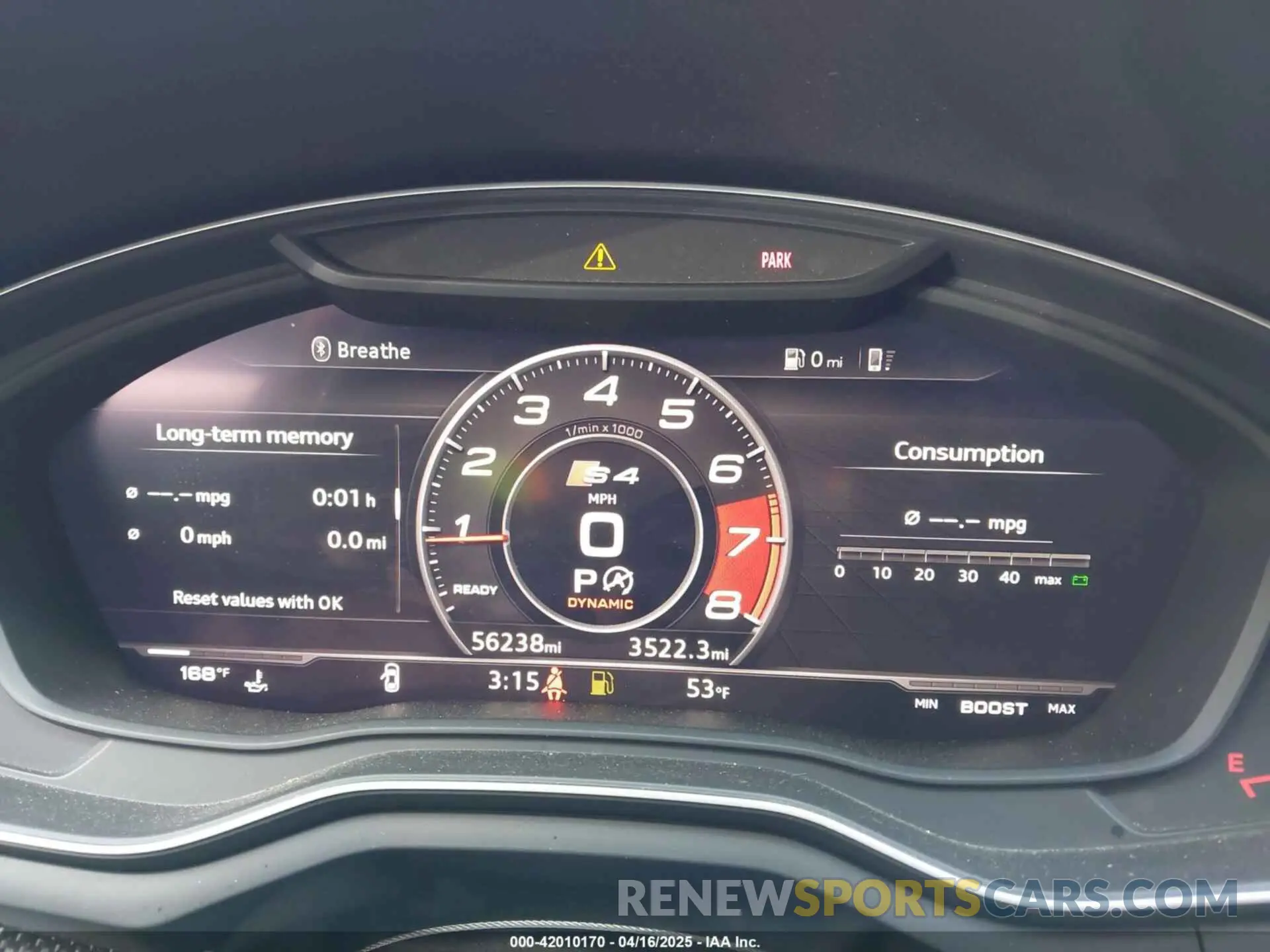 7 fotografías del automóvil dañado WAUB4AF49KA003745 AUDI S4 2019