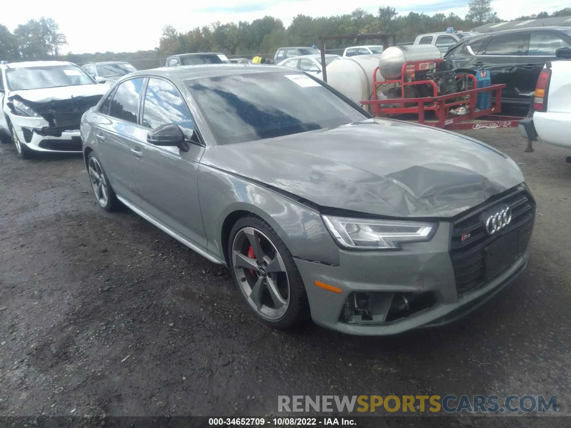 1 fotografías del automóvil dañado WAUC4AF44KA001437 AUDI S4 2019