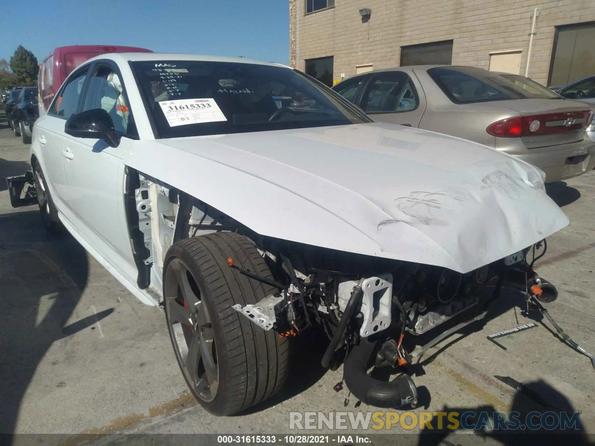 1 fotografías del automóvil dañado WAUC4AF45KA089057 AUDI S4 2019