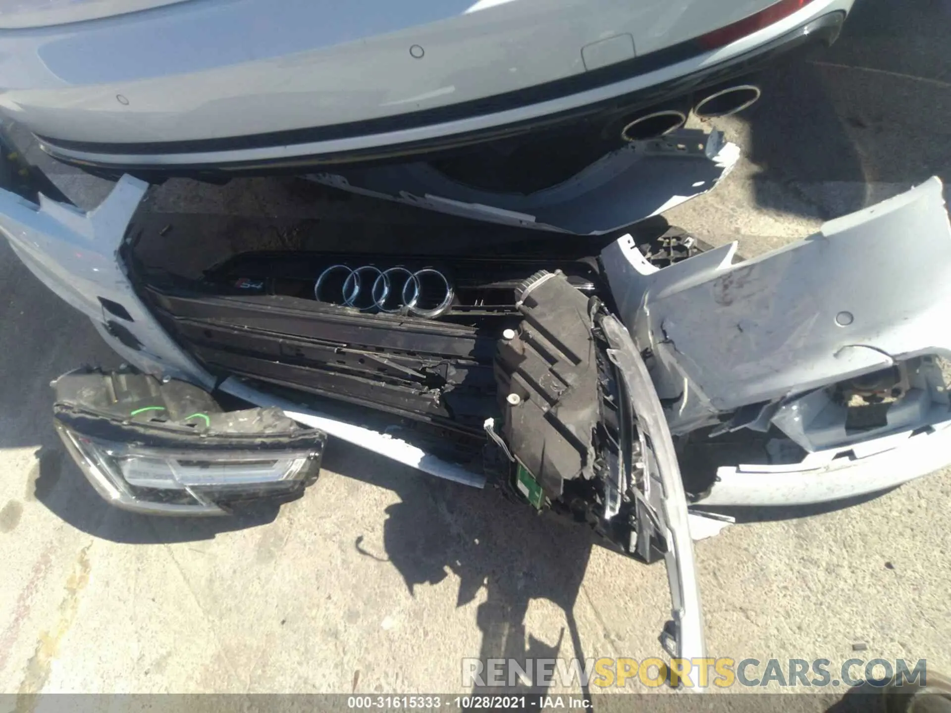 12 fotografías del automóvil dañado WAUC4AF45KA089057 AUDI S4 2019