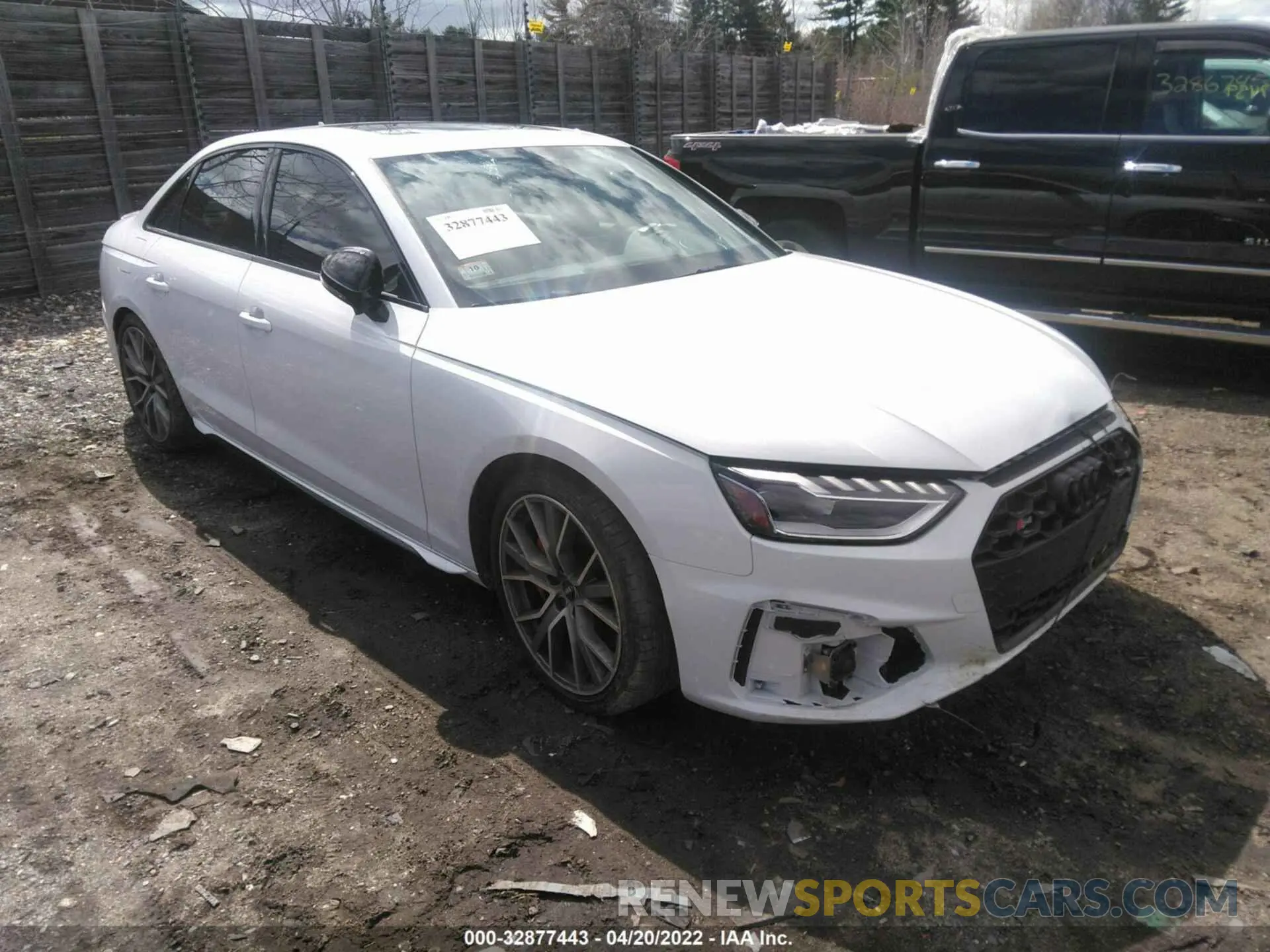1 fotografías del automóvil dañado WAUB4AF40LA057064 AUDI S4 2020