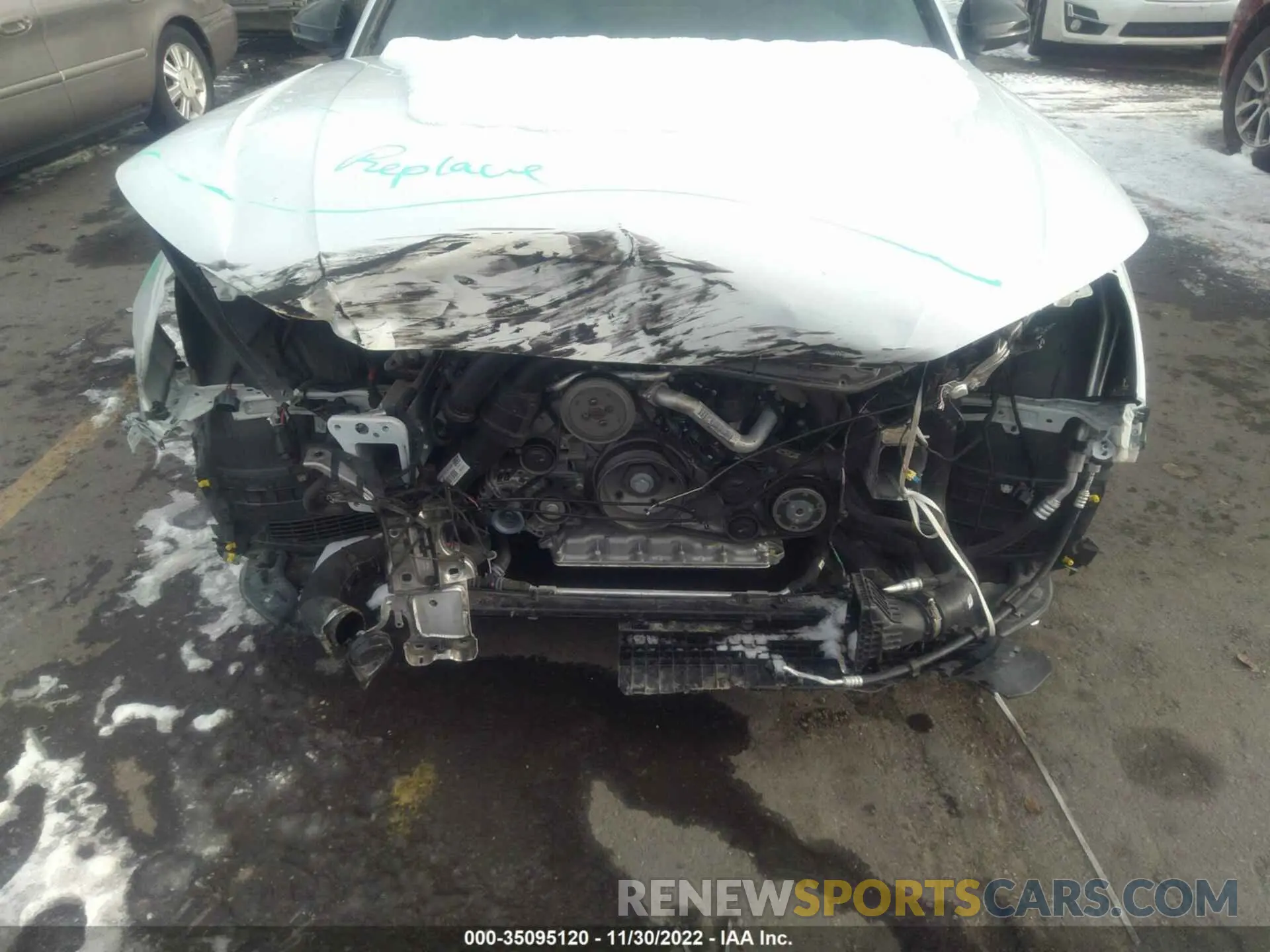 6 fotografías del automóvil dañado WAUB4AF49LA067592 AUDI S4 2020