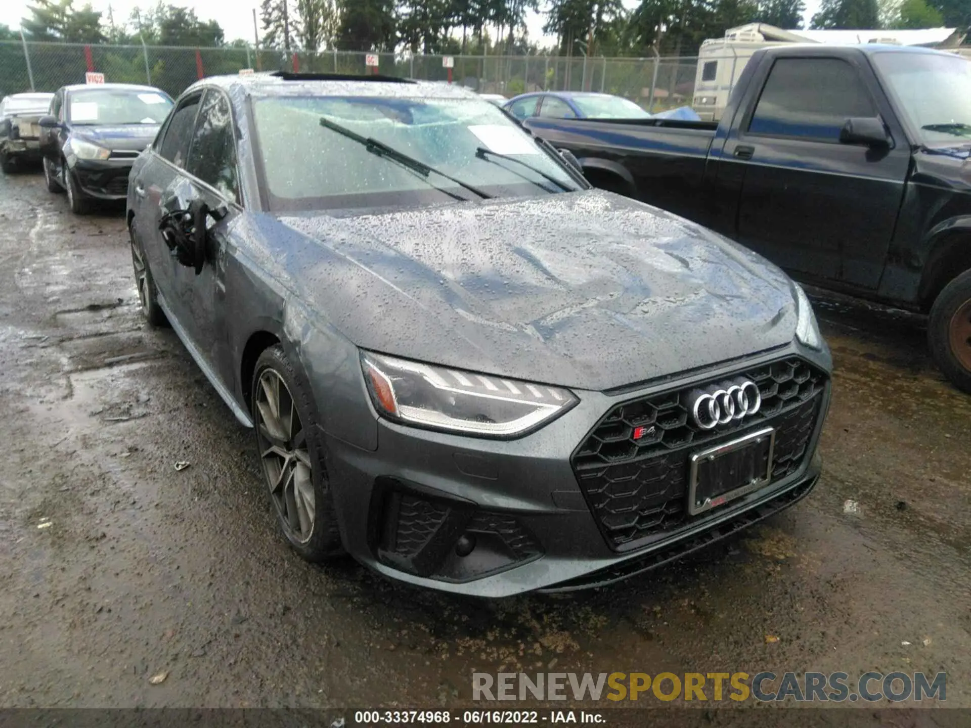 1 fotografías del automóvil dañado WAUC4AF49LA029879 AUDI S4 2020