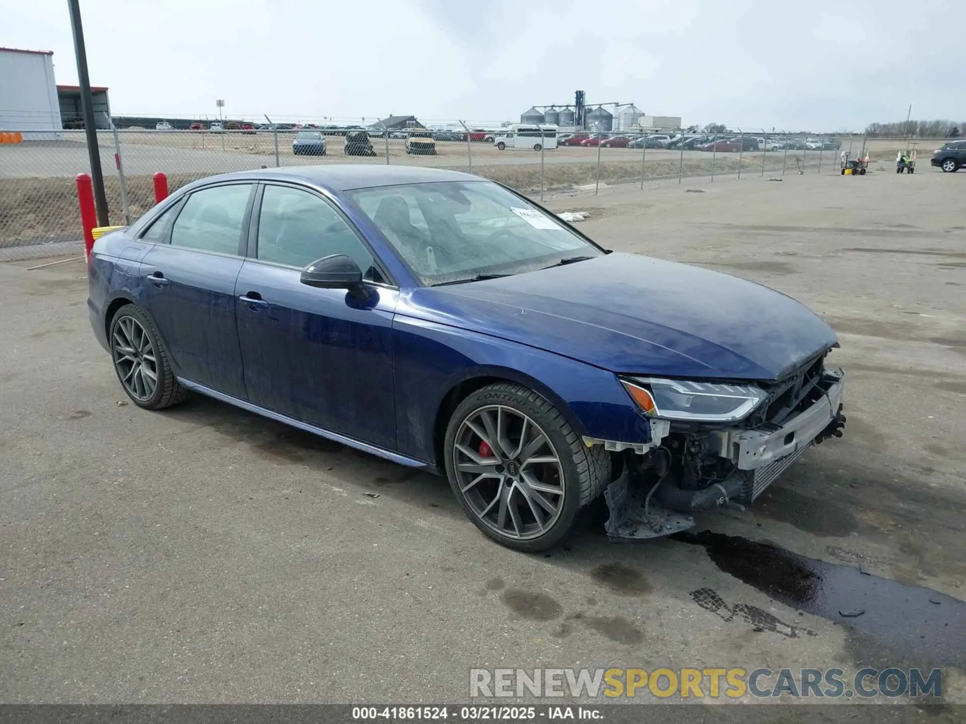 1 fotografías del automóvil dañado WAUB4AF45MA068501 AUDI S4 2021
