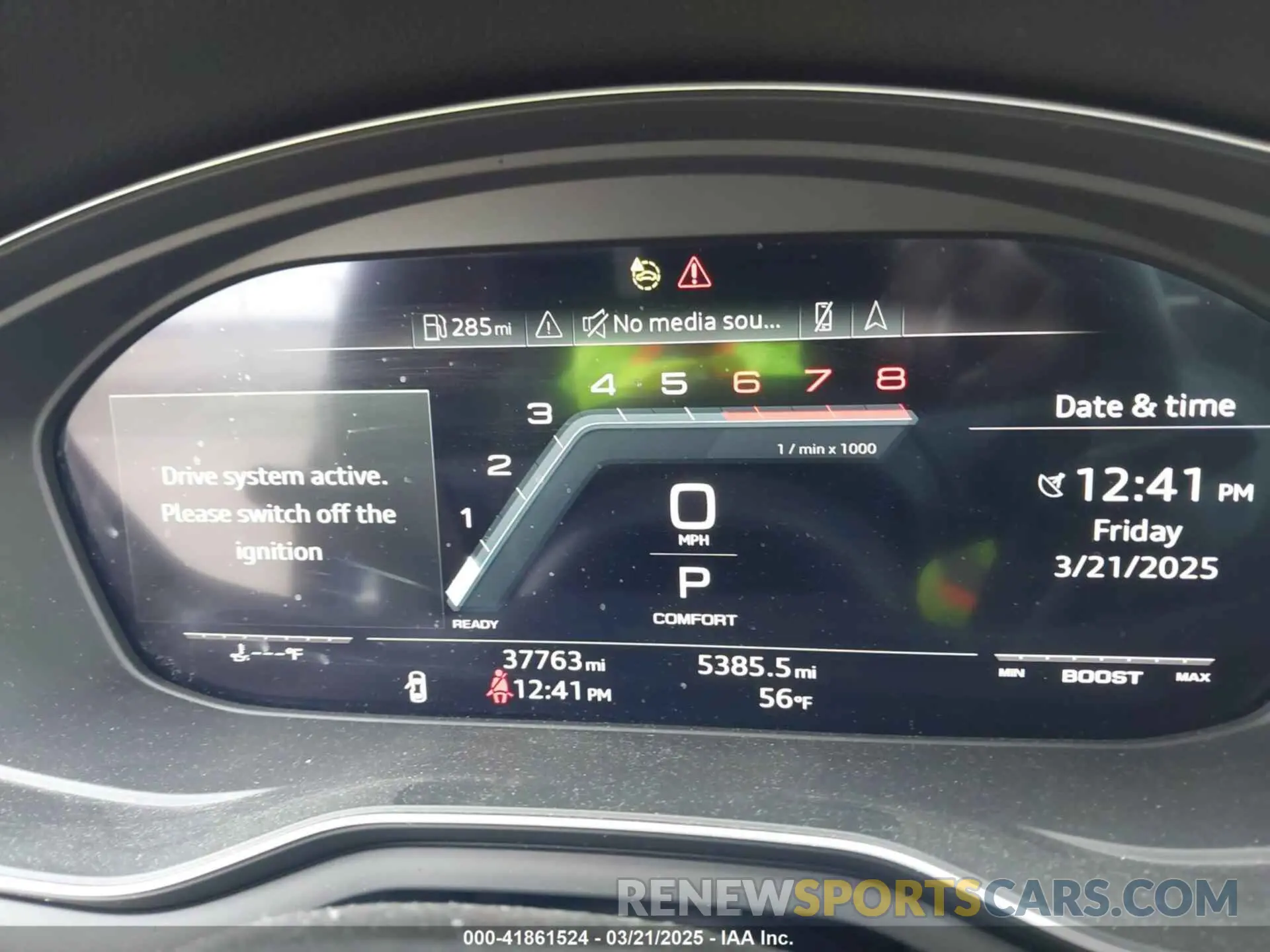 7 fotografías del automóvil dañado WAUB4AF45MA068501 AUDI S4 2021