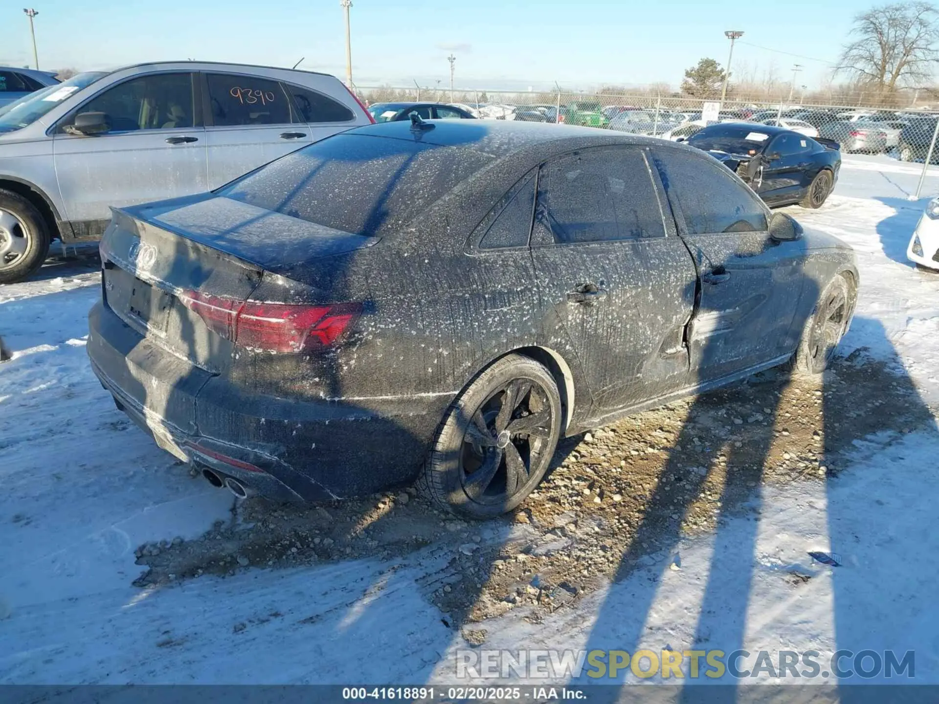 4 fotografías del automóvil dañado WAUB4AF47MA063249 AUDI S4 2021