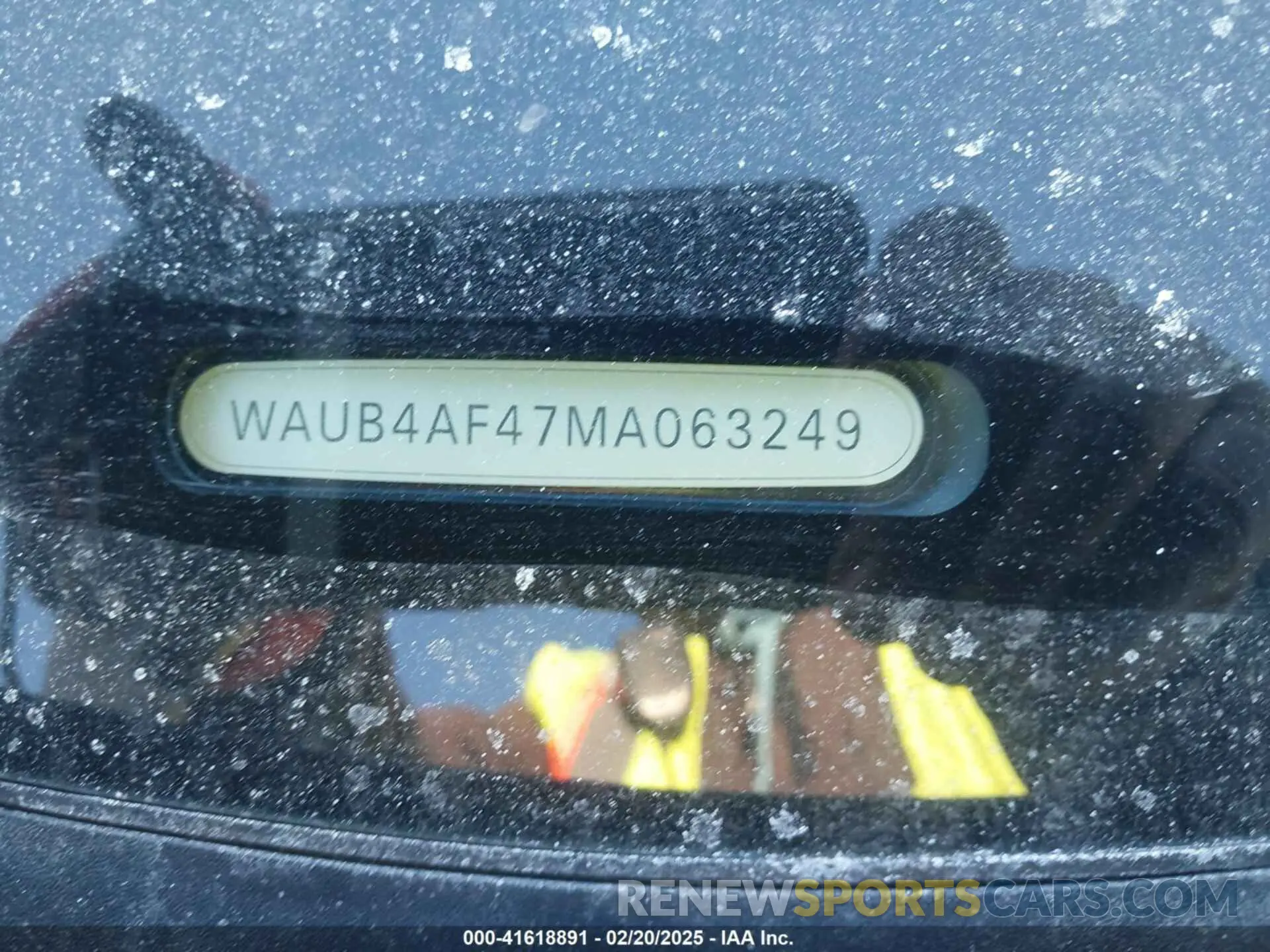 9 fotografías del automóvil dañado WAUB4AF47MA063249 AUDI S4 2021