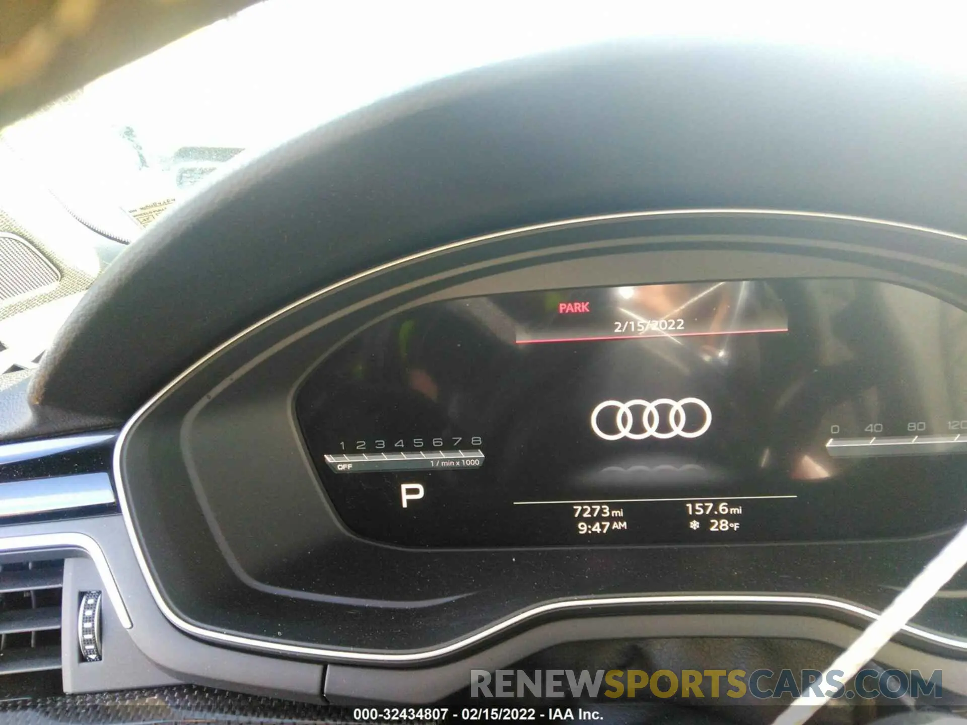 7 fotografías del automóvil dañado WAUB4AF4XMA021609 AUDI S4 2021