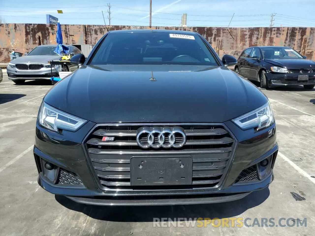 5 fotografías del automóvil dañado WAUB4AF40KA054826 AUDI S4/RS4 2019